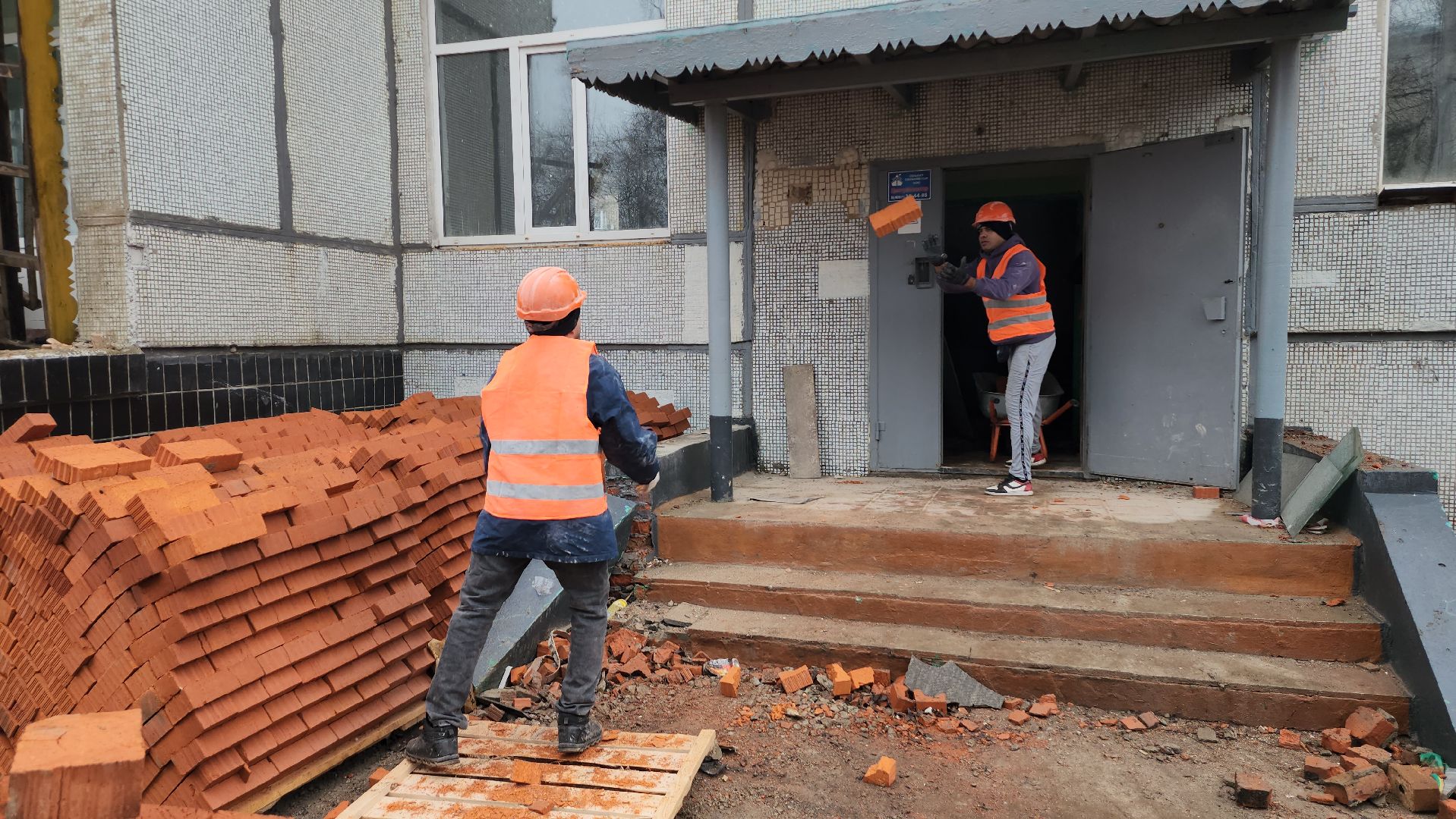 серпухов, капитальный ремонт детского сада, детский сад улыбка, поселок пограничный,