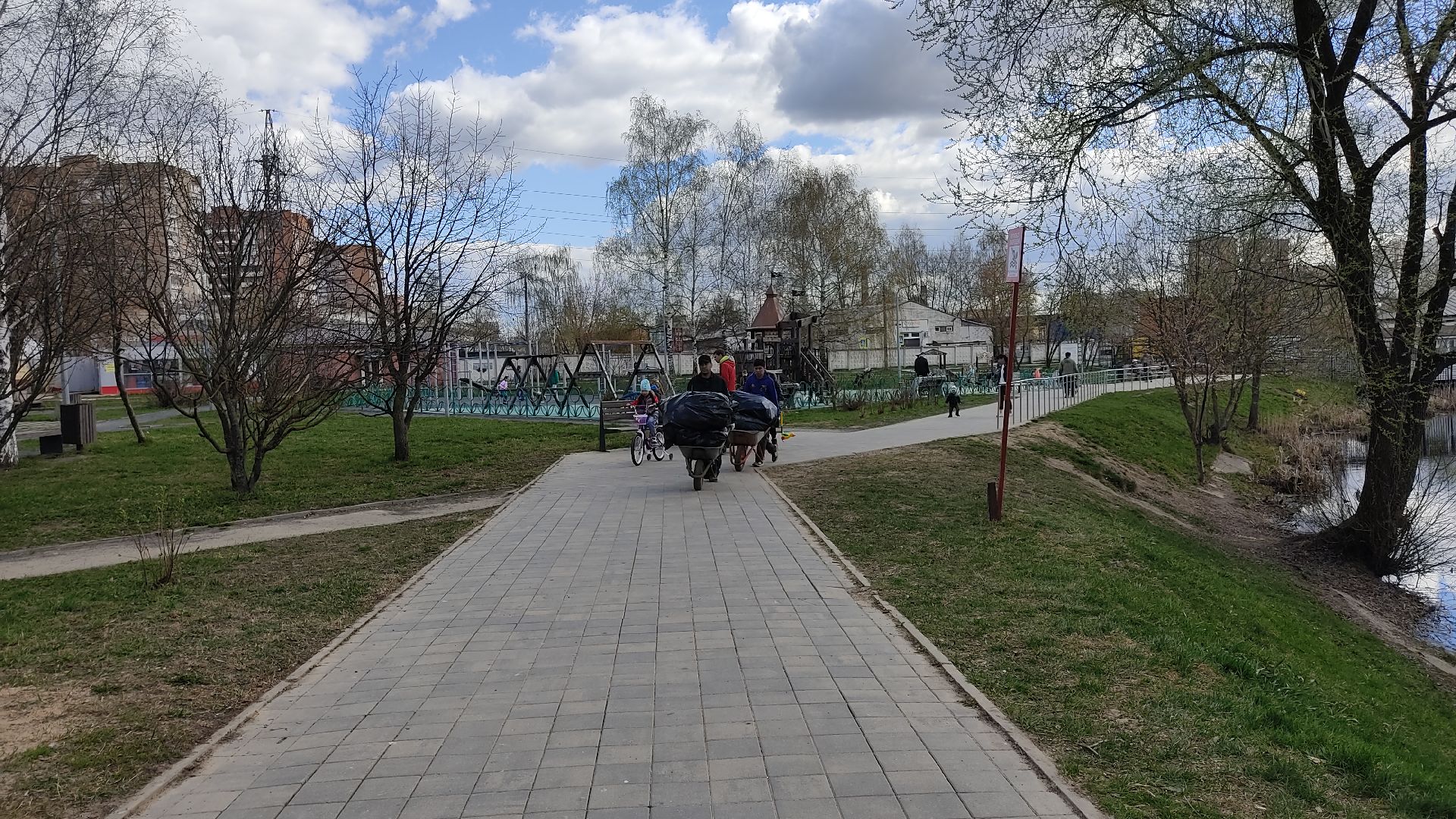 Лобня, благоустройство, субботник