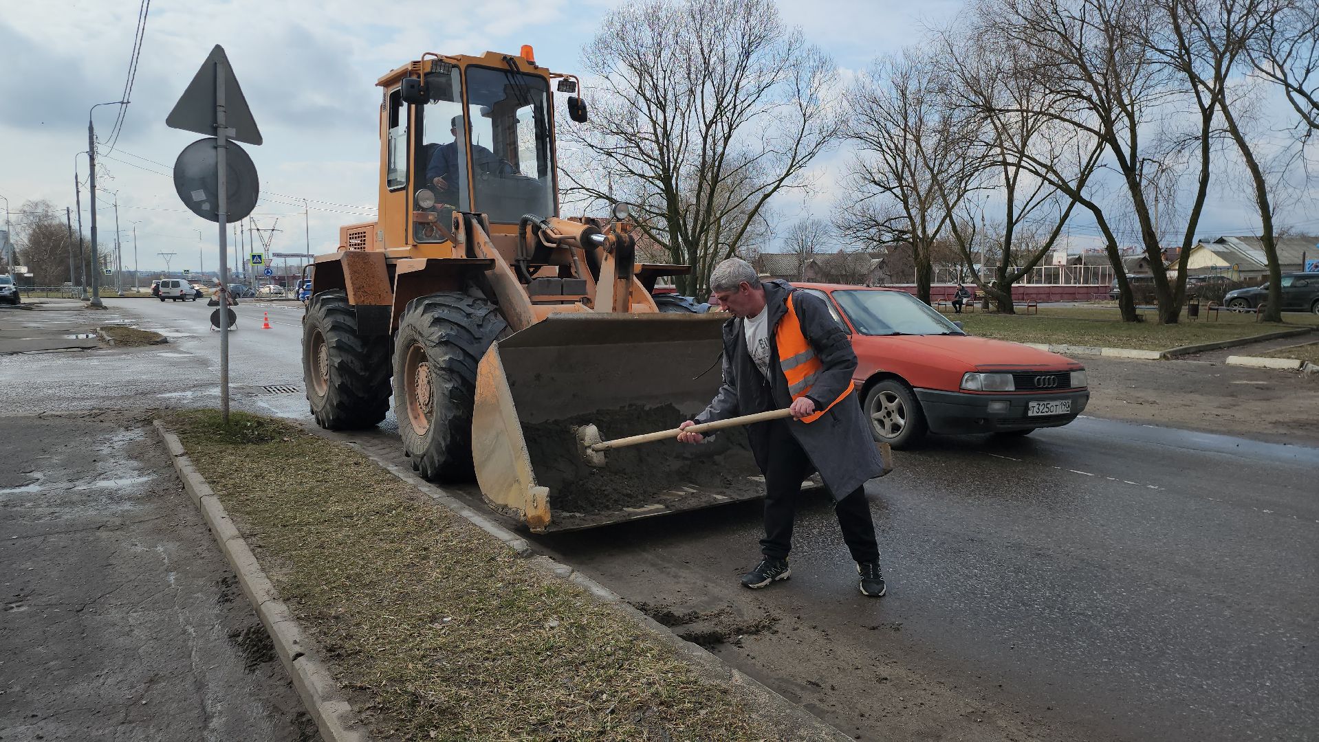 серпухов, подмосковье, уборка улиц,