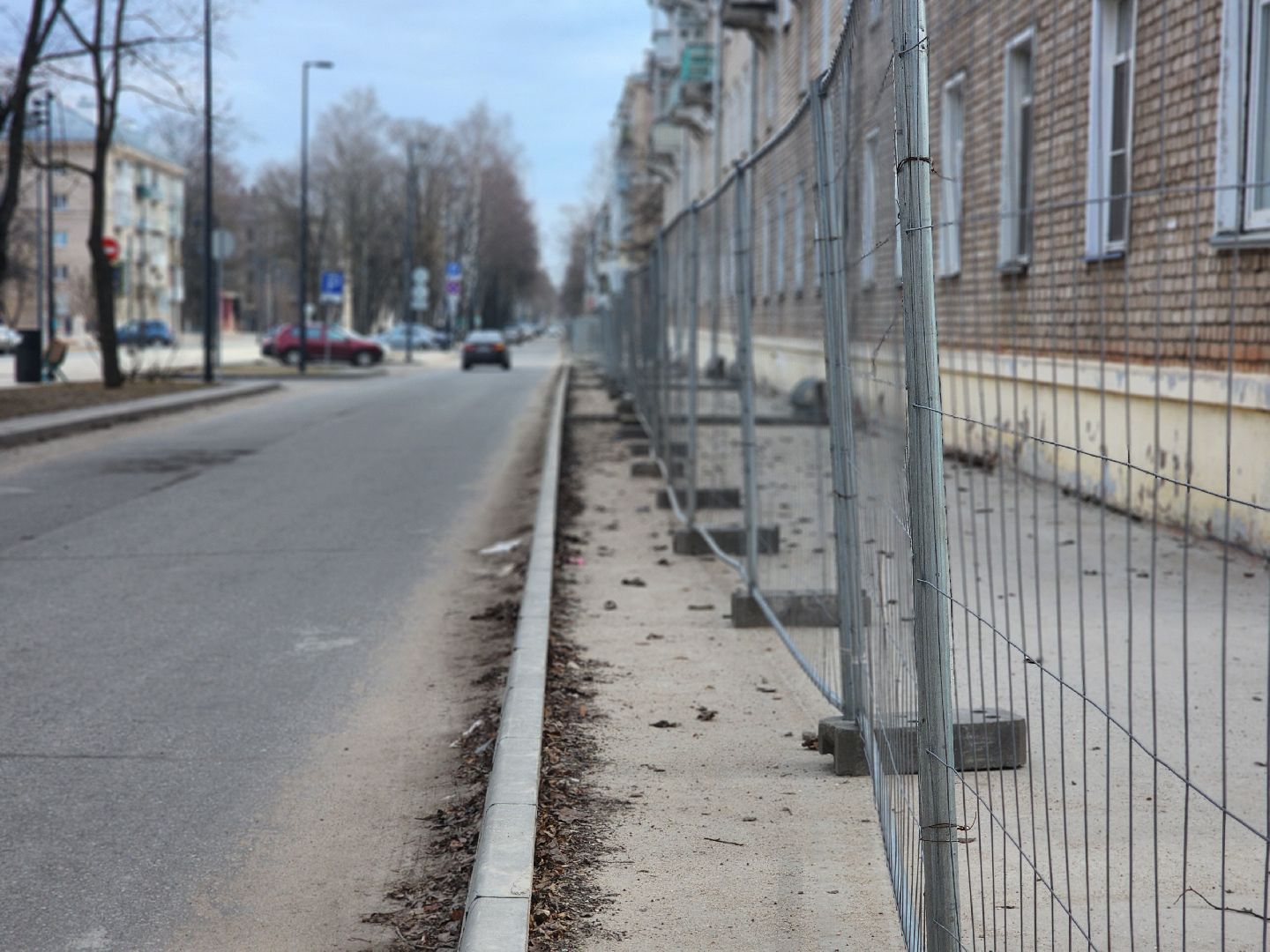 дубна, центральная улица, благоустройство, тротуар,