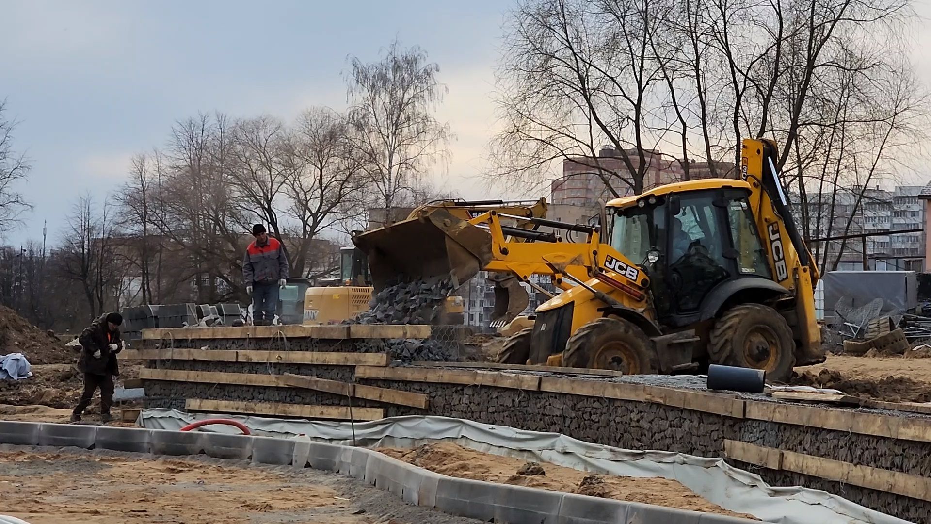 Чехов, улица Береговая, набережная реки Теребенка, благоустройство, реконструкция, строительство, подпорные стенки, габионы, укрепление берега, госпрограмма московской области, формирование комфортной городской среды,