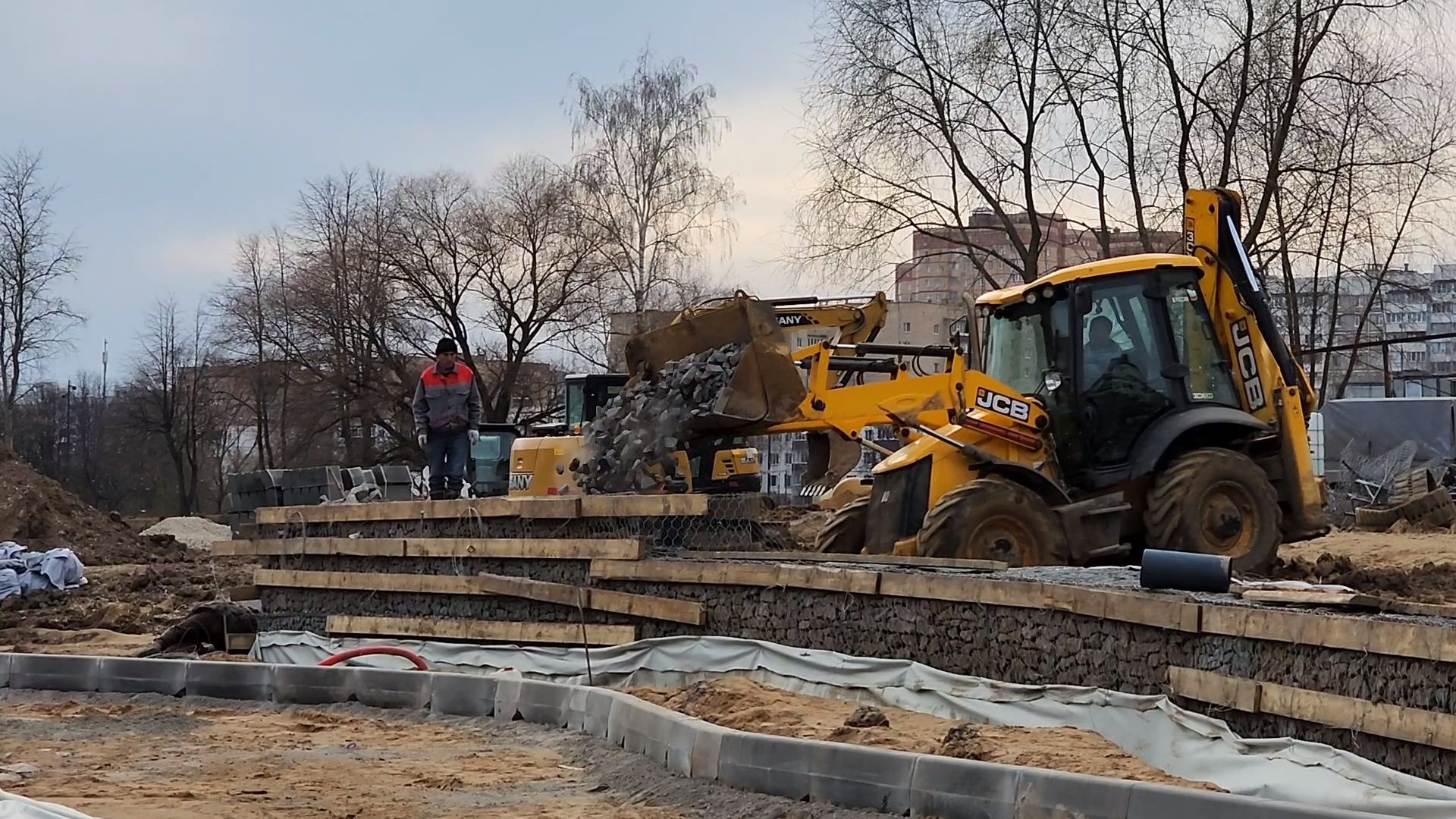 Чехов, улица Береговая, набережная реки Теребенка, благоустройство, реконструкция, строительство, подпорные стенки, габионы, укрепление берега, госпрограмма московской области, формирование комфортной городской среды,