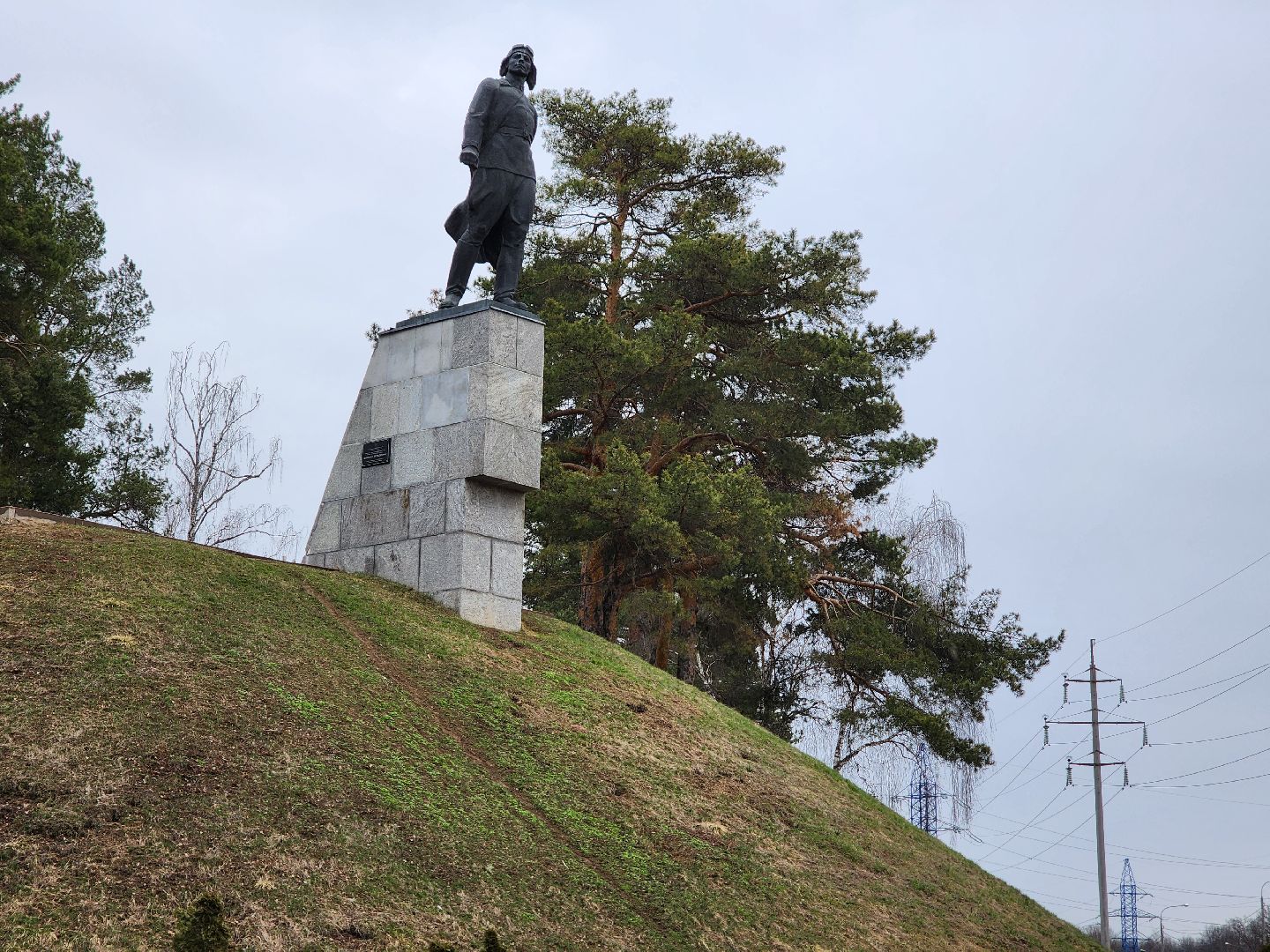 Подольск, Виктор Талалихин, мемориал, ночной таран, 80 лет победе, великая отечественная война,