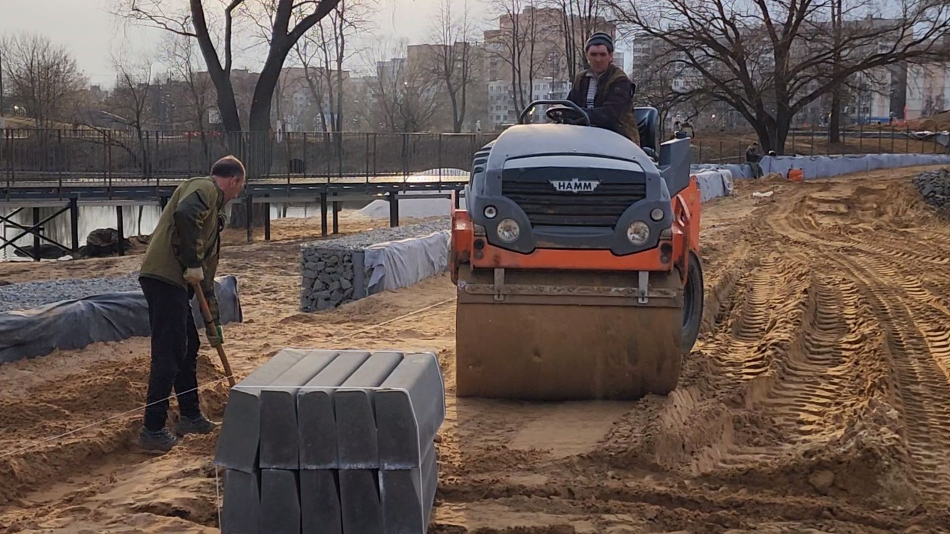 Чехов, улица Береговая, набережная реки Теребенка, благоустройство, реконструкция, строительство, пешеходные дорожки, тротуары, тропинки, велодорожки, госпрограмма московской области, формирование комфортной городской среды,