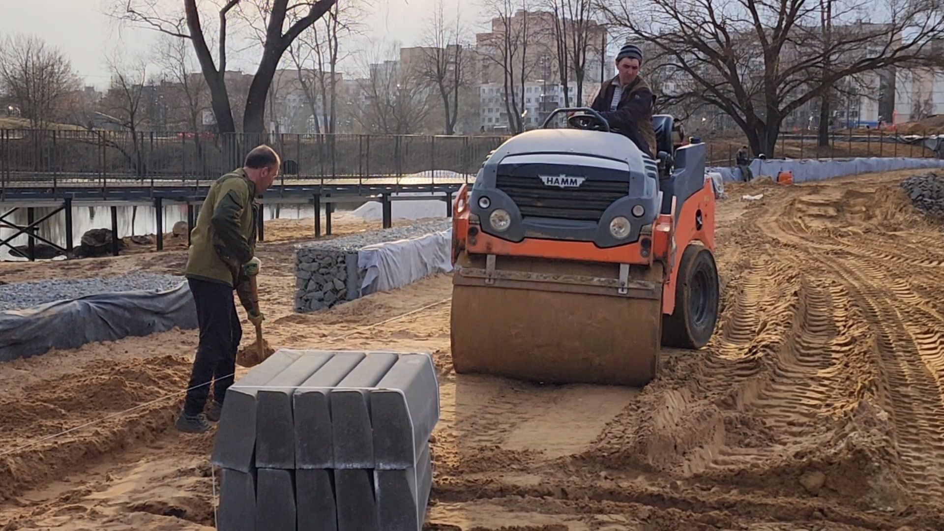 Чехов, улица Береговая, набережная реки Теребенка, благоустройство, реконструкция, строительство, пешеходные дорожки, тротуары, тропинки, велодорожки, госпрограмма московской области, формирование комфортной городской среды,
