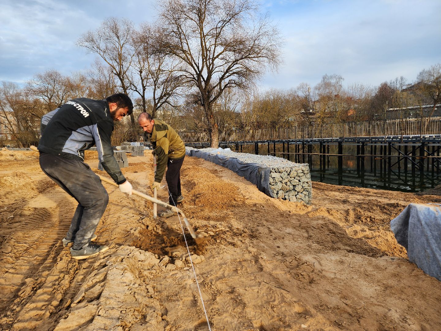 Чехов, улица Береговая, набережная реки Теребенка, благоустройство, реконструкция, строительство, пешеходные дорожки, тротуары, тропинки, велодорожки, госпрограмма московской области, формирование комфортной городской среды,
