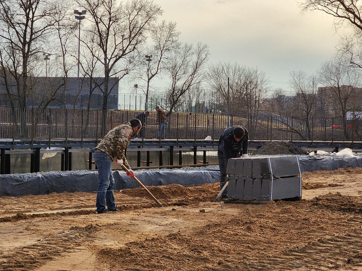 Чехов, улица Береговая, набережная реки Теребенка, благоустройство, реконструкция, строительство, пешеходные дорожки, тротуары, тропинки, велодорожки, госпрограмма московской области, формирование комфортной городской среды,