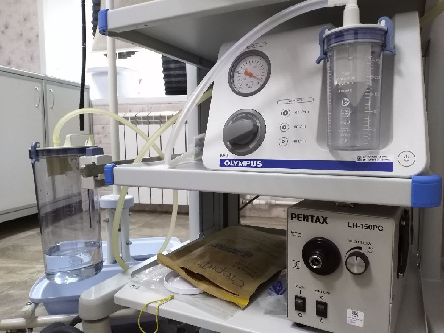 медицина, оборудование, видеоэндоскоп, больница