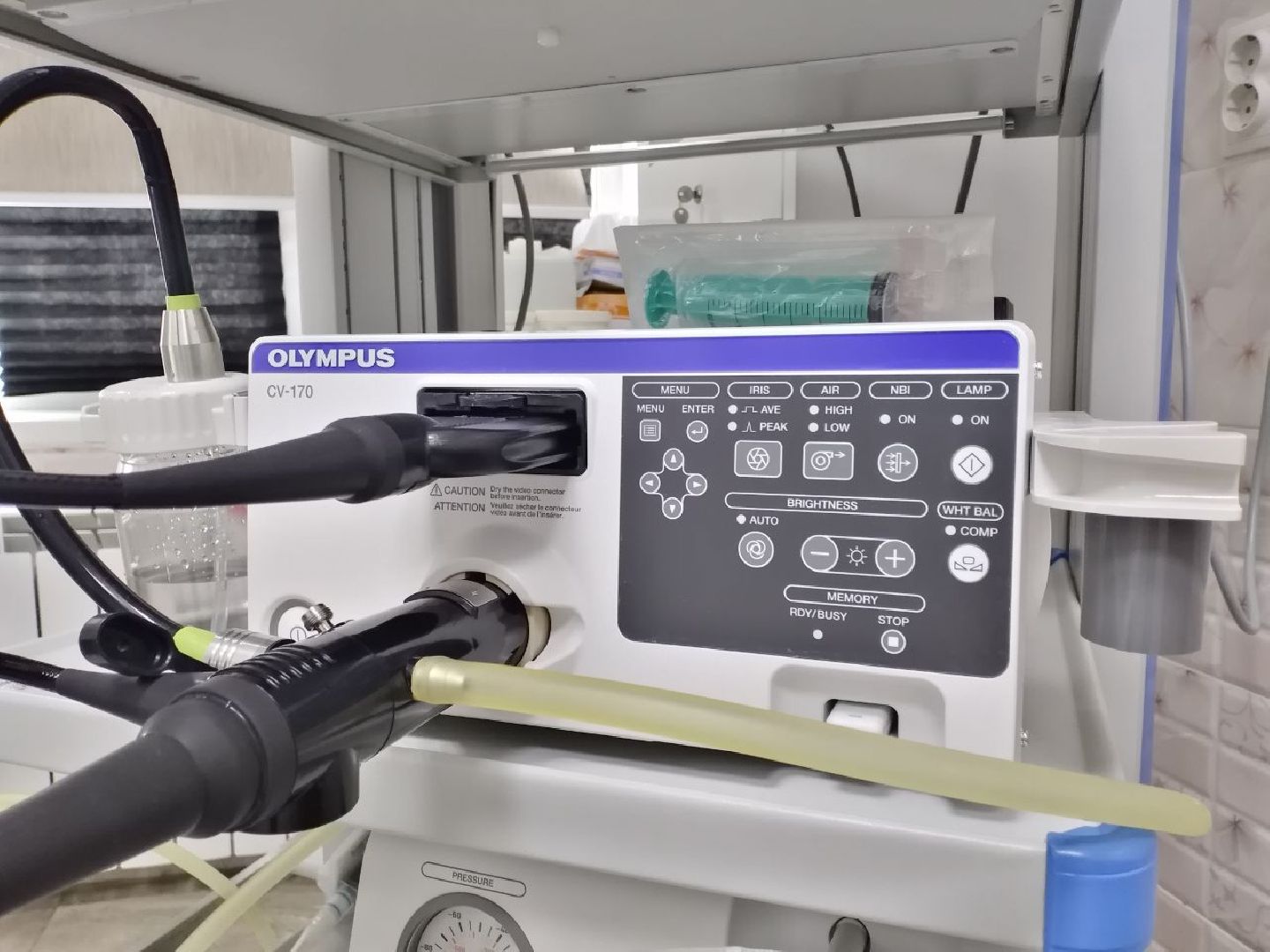 медицина, оборудование, видеоэндоскоп, больница