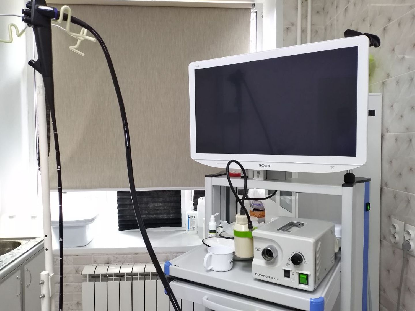 медицина, оборудование, видеоэндоскоп, больница