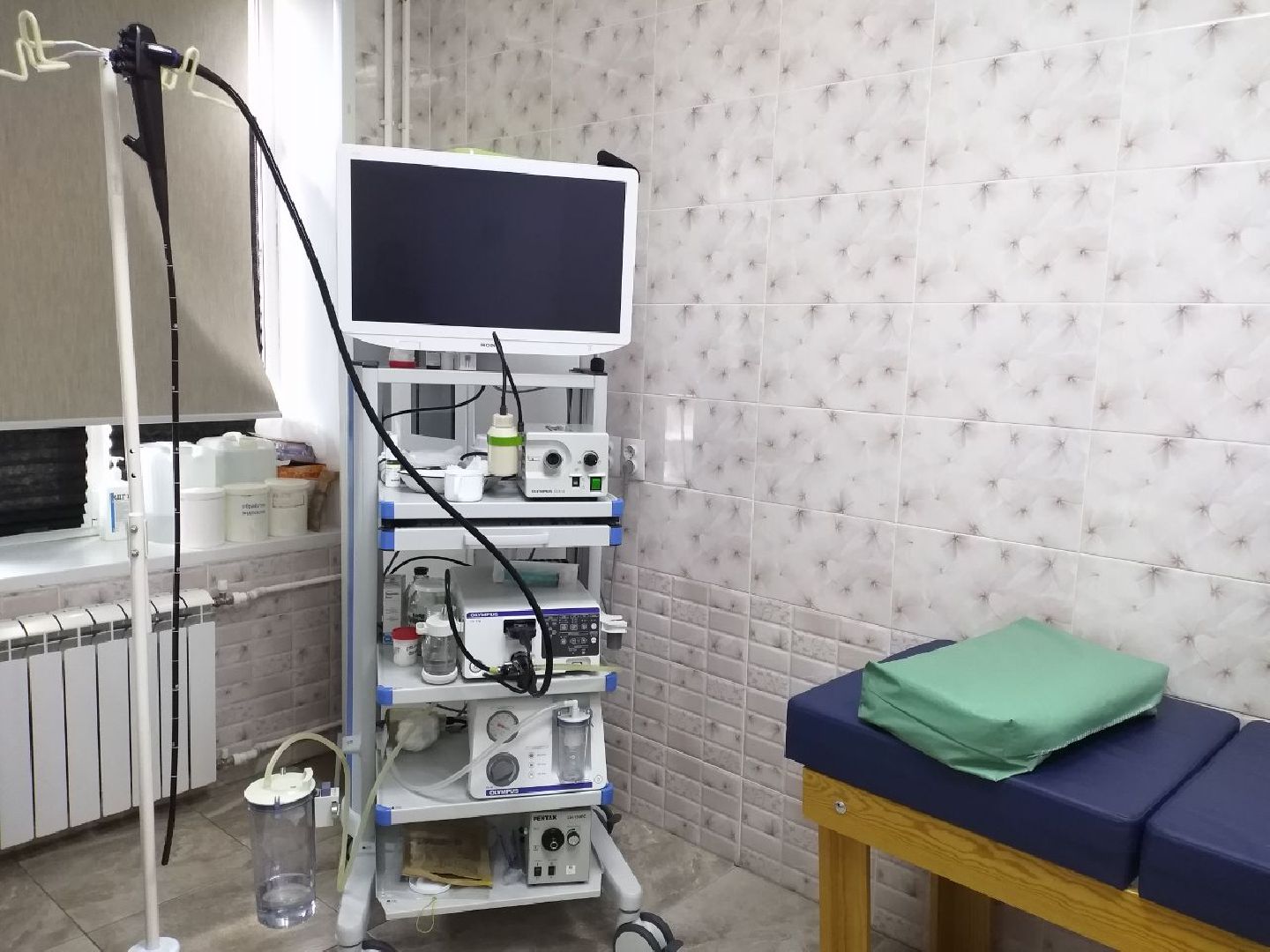 медицина, оборудование, видеоэндоскоп, больница