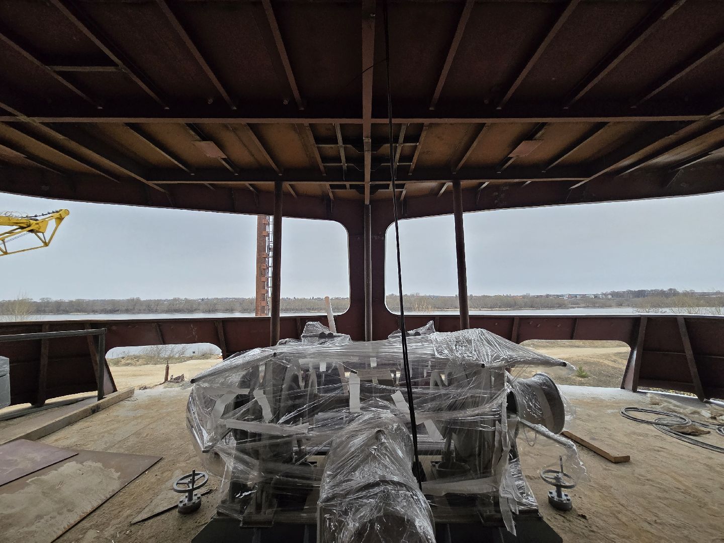 Коломна, порт, теплоход, плавучий госпиталь,