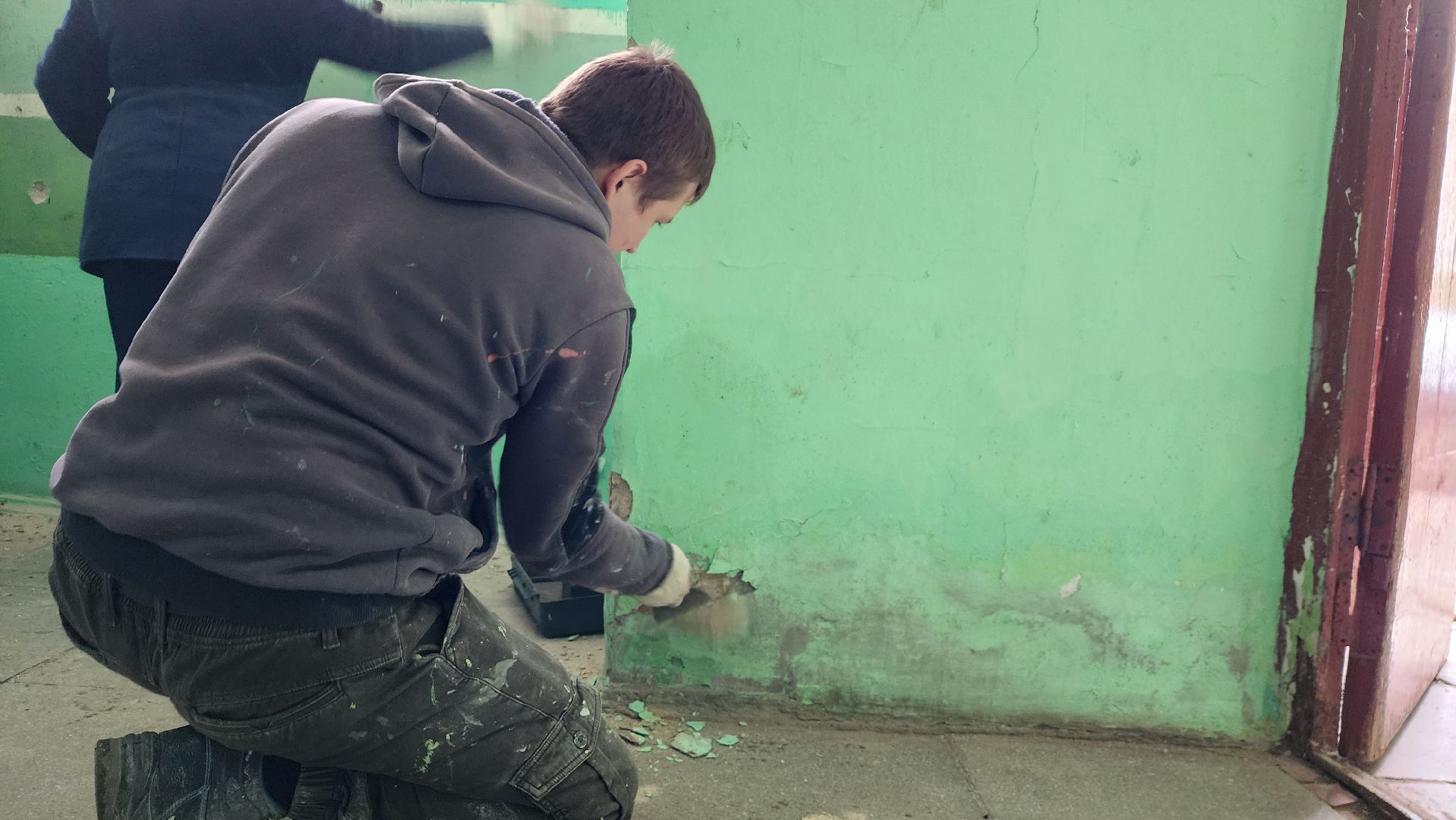 жкх, истра,ремонт подъезда,