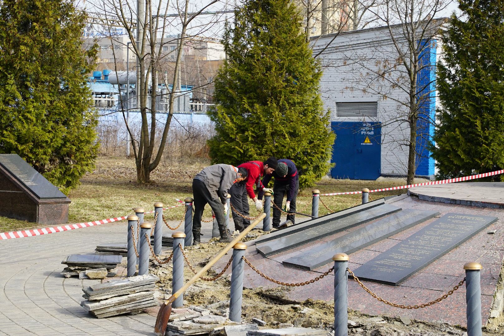 обновление, памятник, ремонт, сквер, парк,