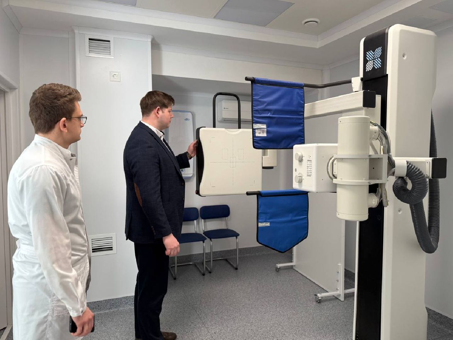 Зарайск, Здравоохранение, Новый кабинет флюорографии, Новый аппарат флюорографии в Зарайске,