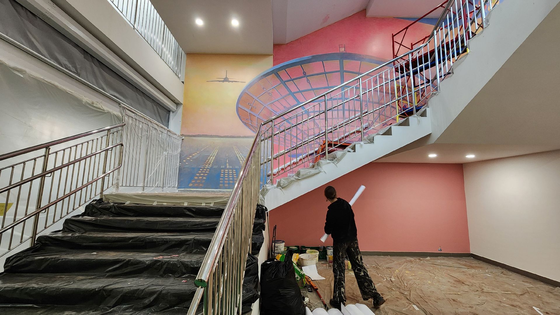 монументальная живопись, Авиатика, Лобня,