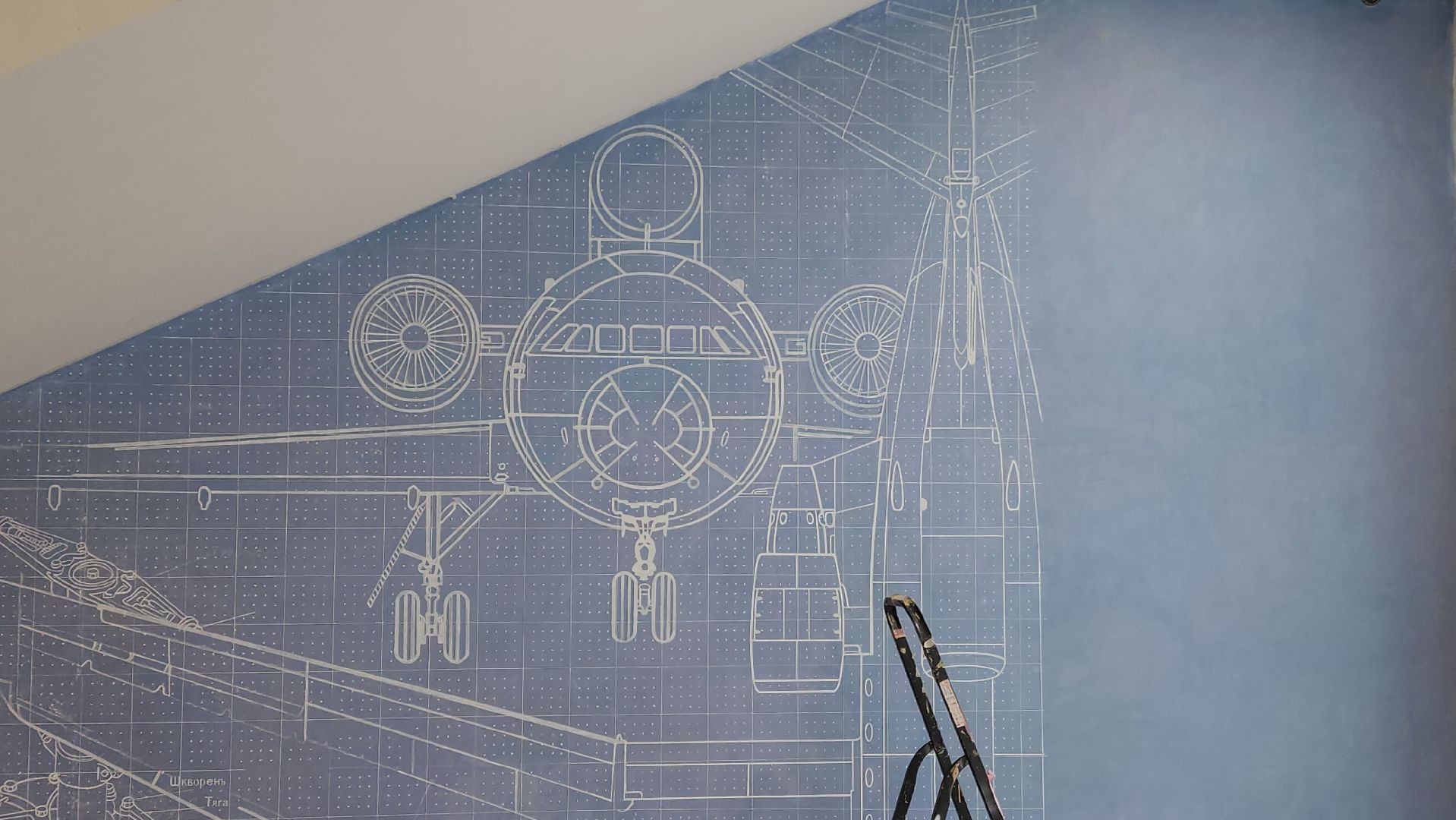 монументальная живопись, Авиатика, Лобня,