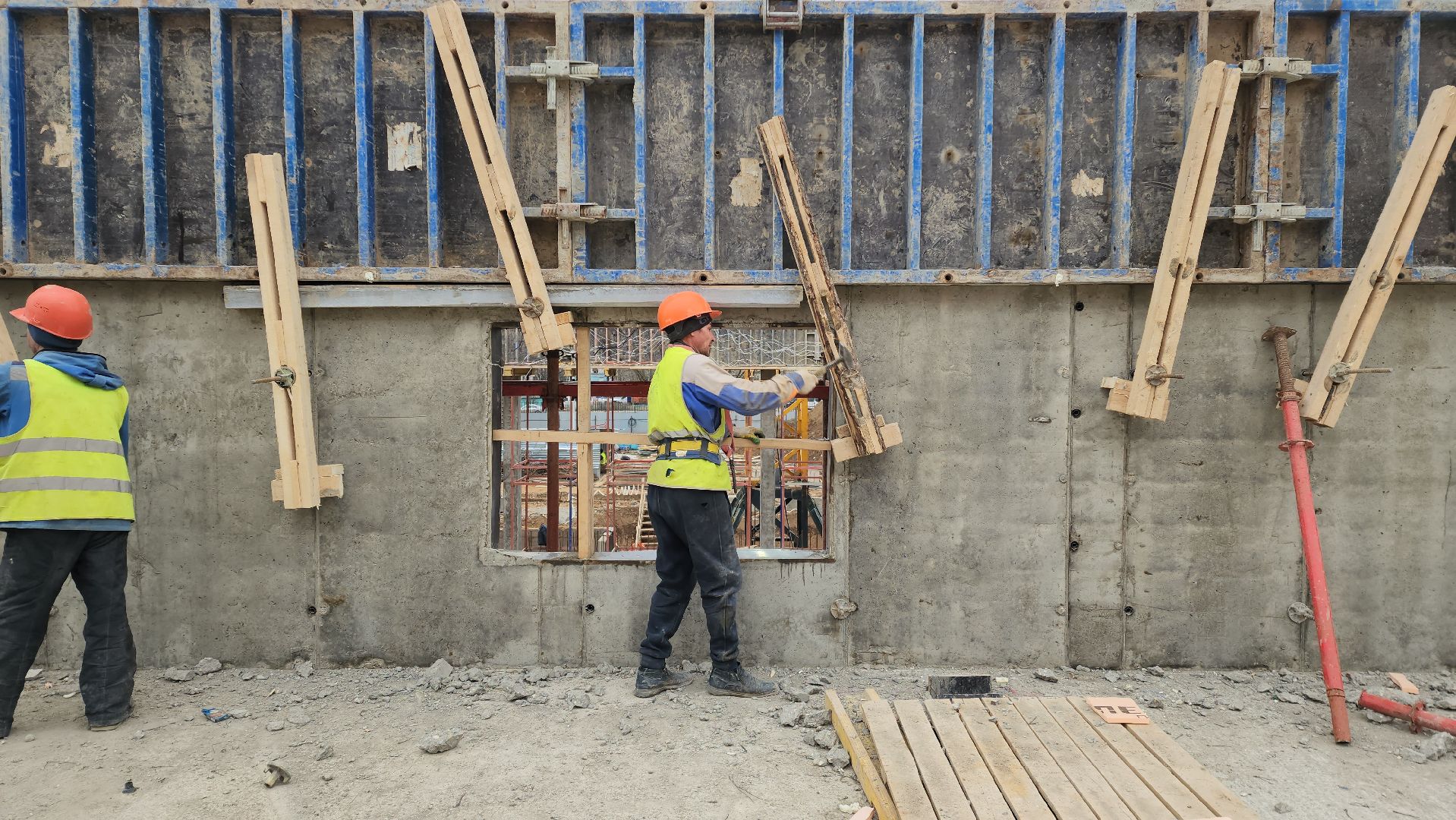 фок с бассейном, Лобня, Строительство,