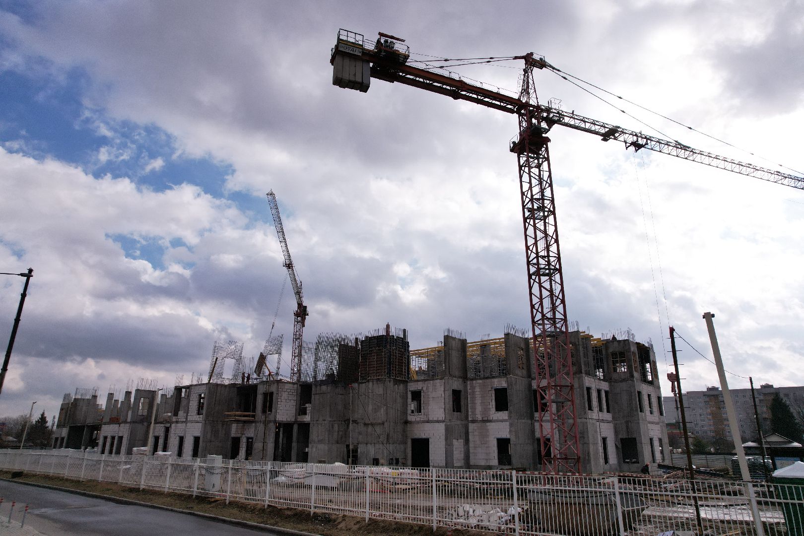 видео с коптера, медицина в ногинске, строительство поликлиники в Ногинске,