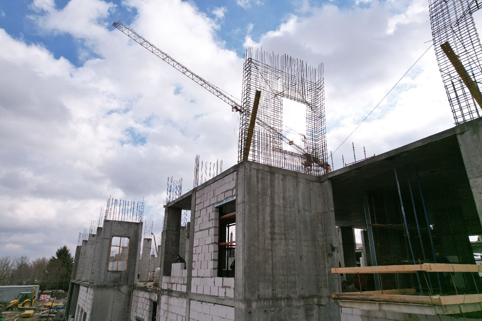 видео с коптера, медицина в ногинске, строительство поликлиники в Ногинске,