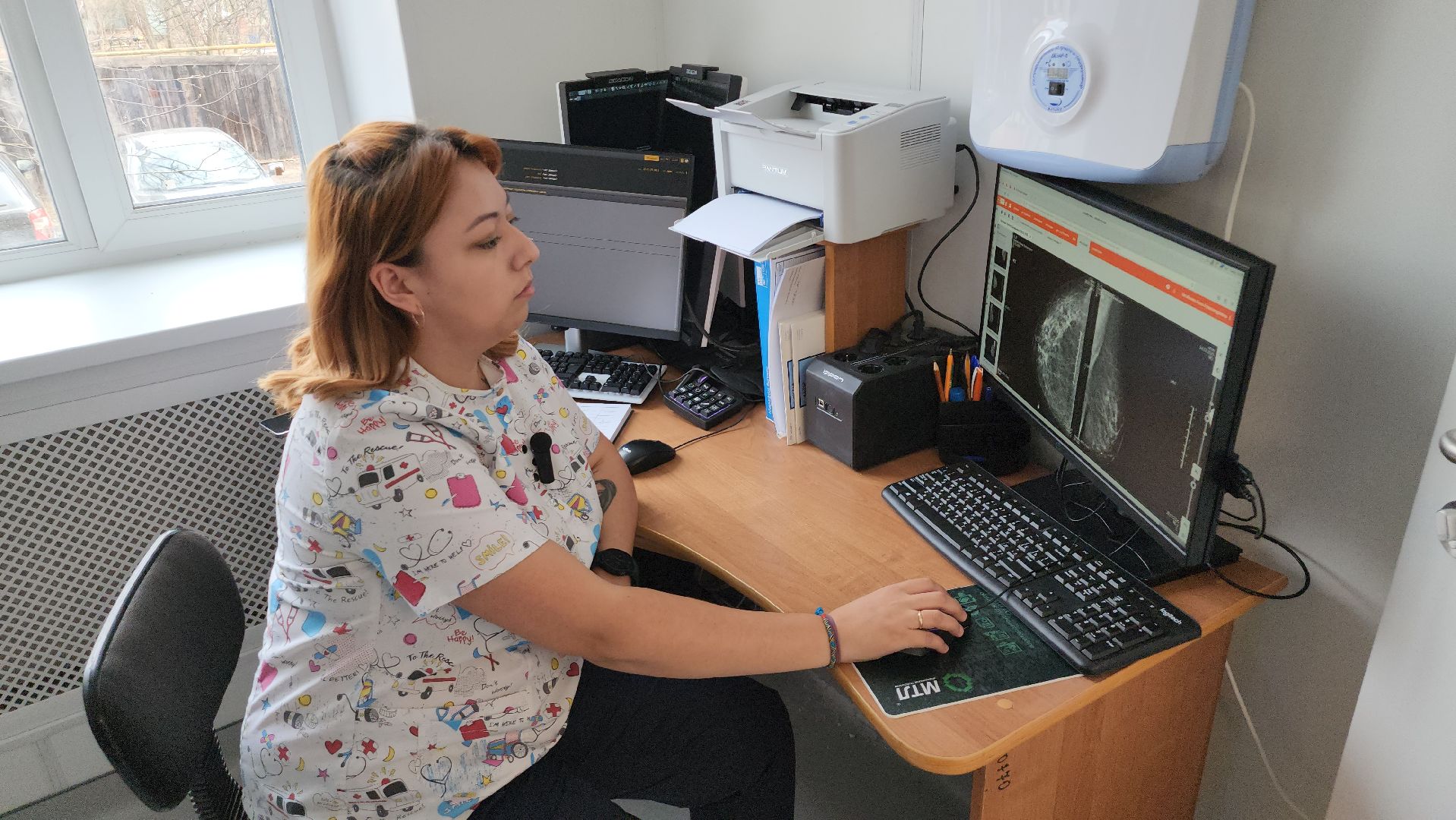 новый маммограф, Новое оборудование в больнице, Загорянский, щёлково,