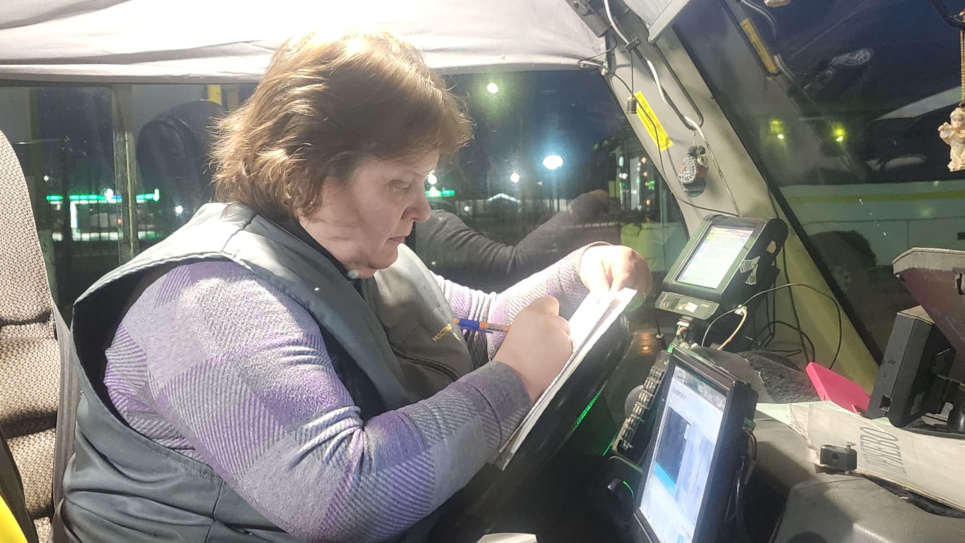 волоколамск, Женщина на транспорте, водитель автобуса,