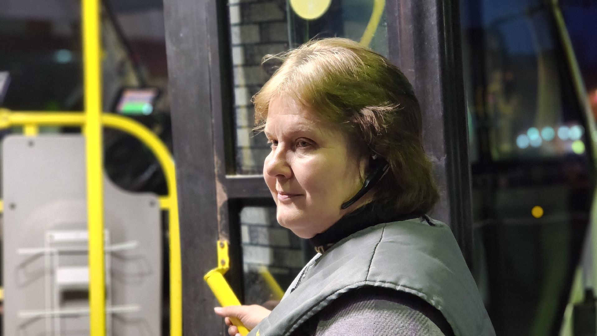 волоколамск, Женщина на транспорте, водитель автобуса,