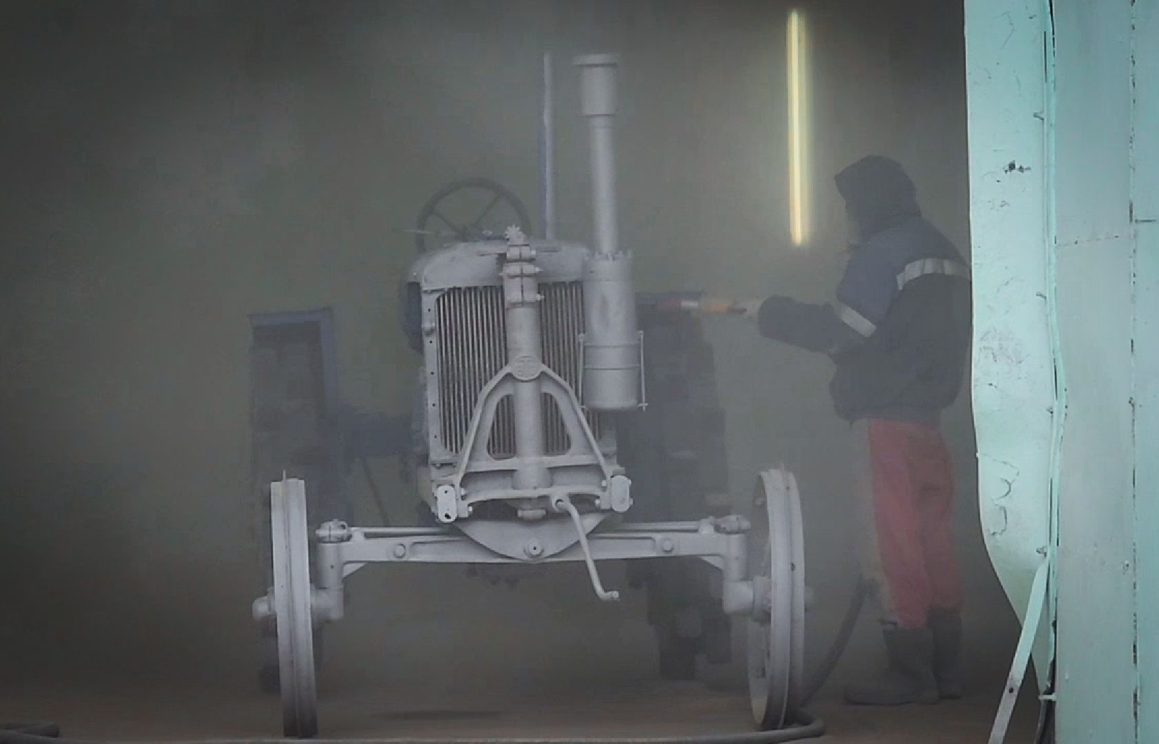 Бронницы, Реставрация трактора У-2, Автомобильно-дорожный колледж,