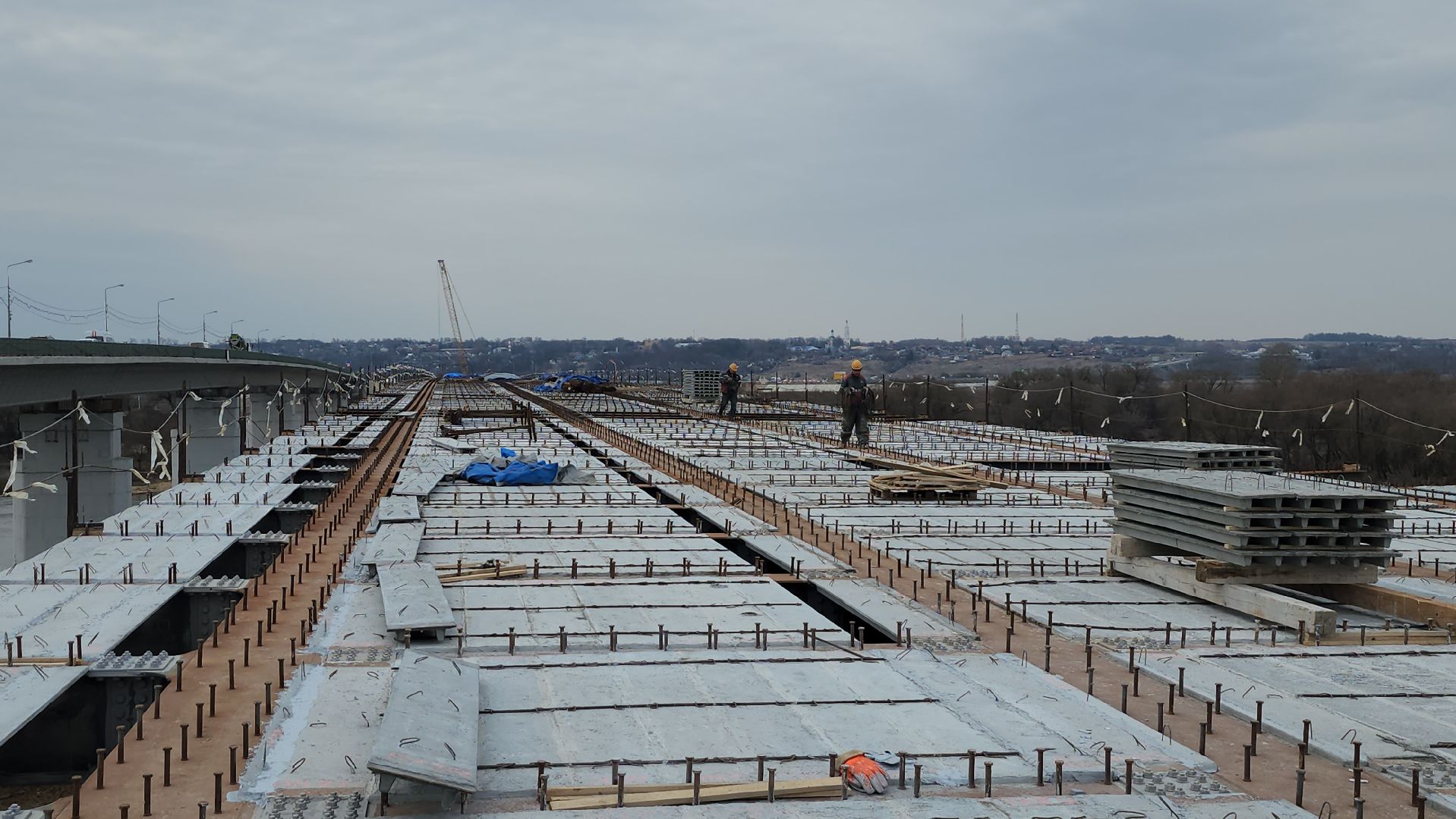 серпухов, строительство моста через оку, река ока, федеральная трасса М2,