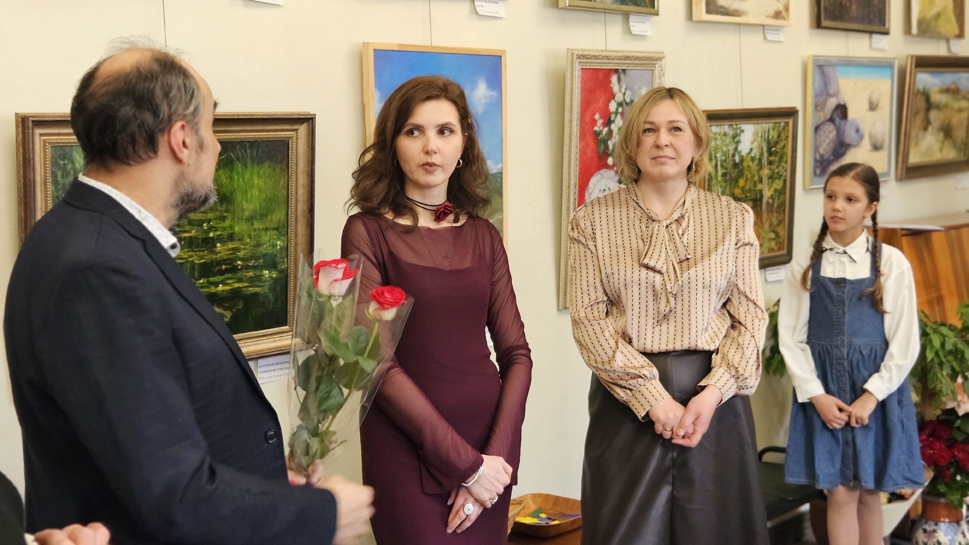 выставка, художник, картина,