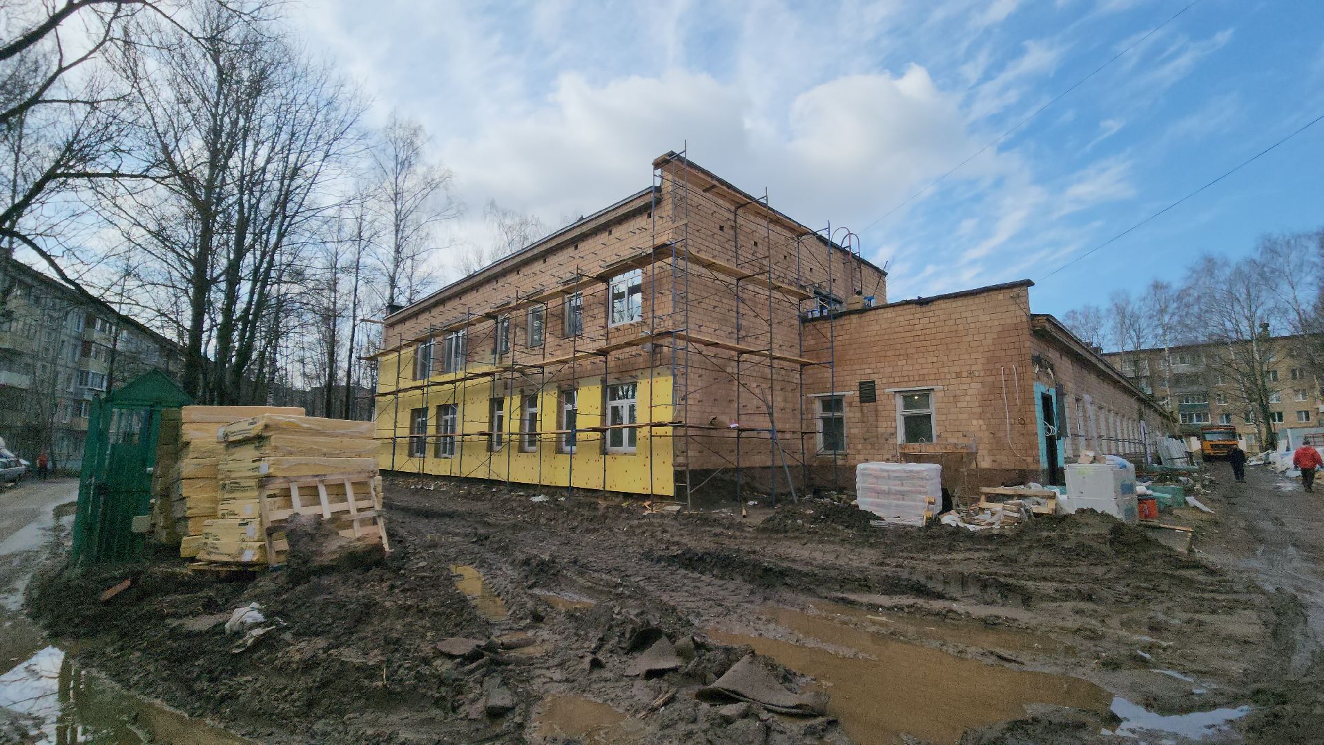 капитальныей ремонт, строительство, дошкольное отделение, красногорск,