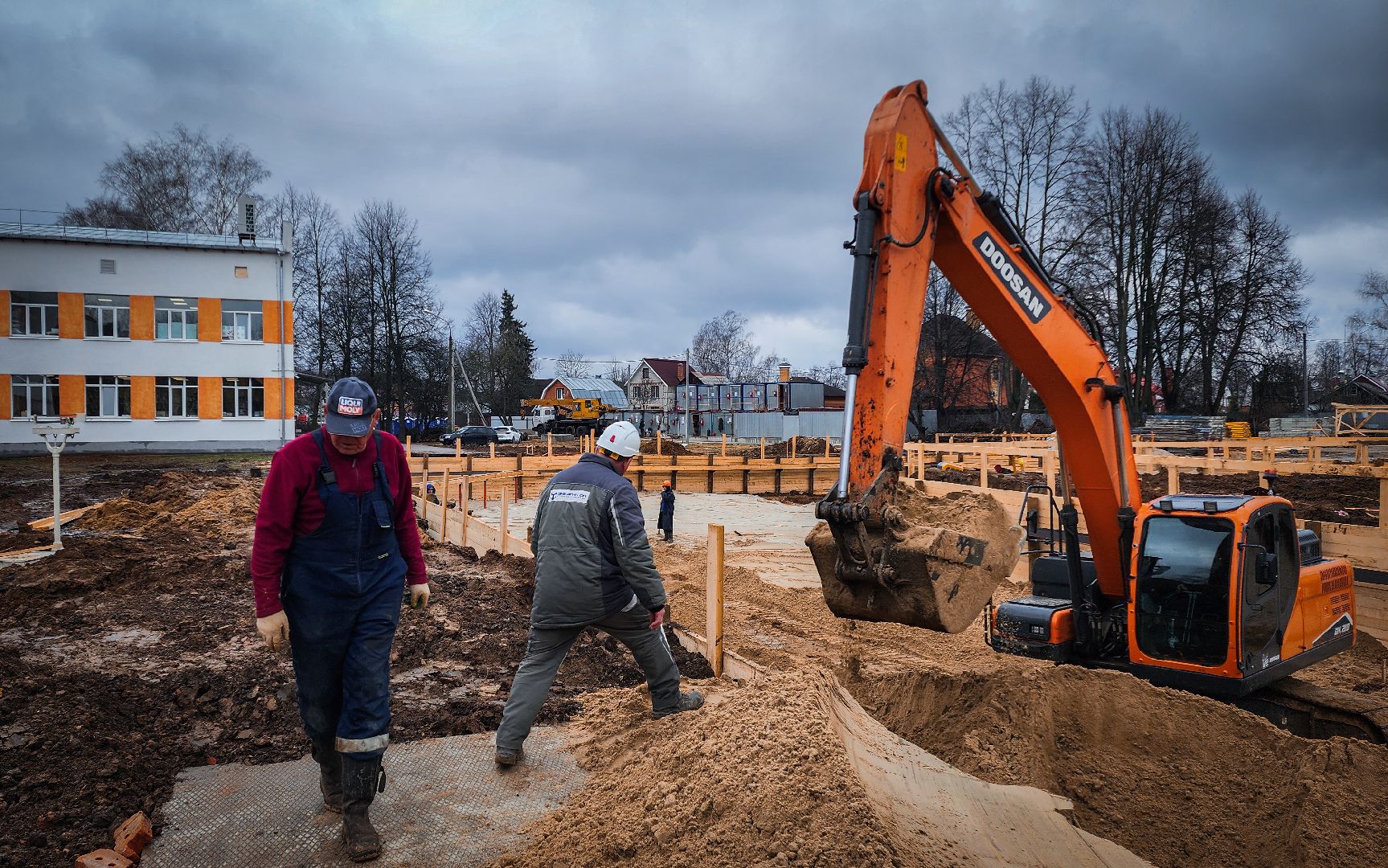 Бронницы, Строительство, Пристройка к лицею,