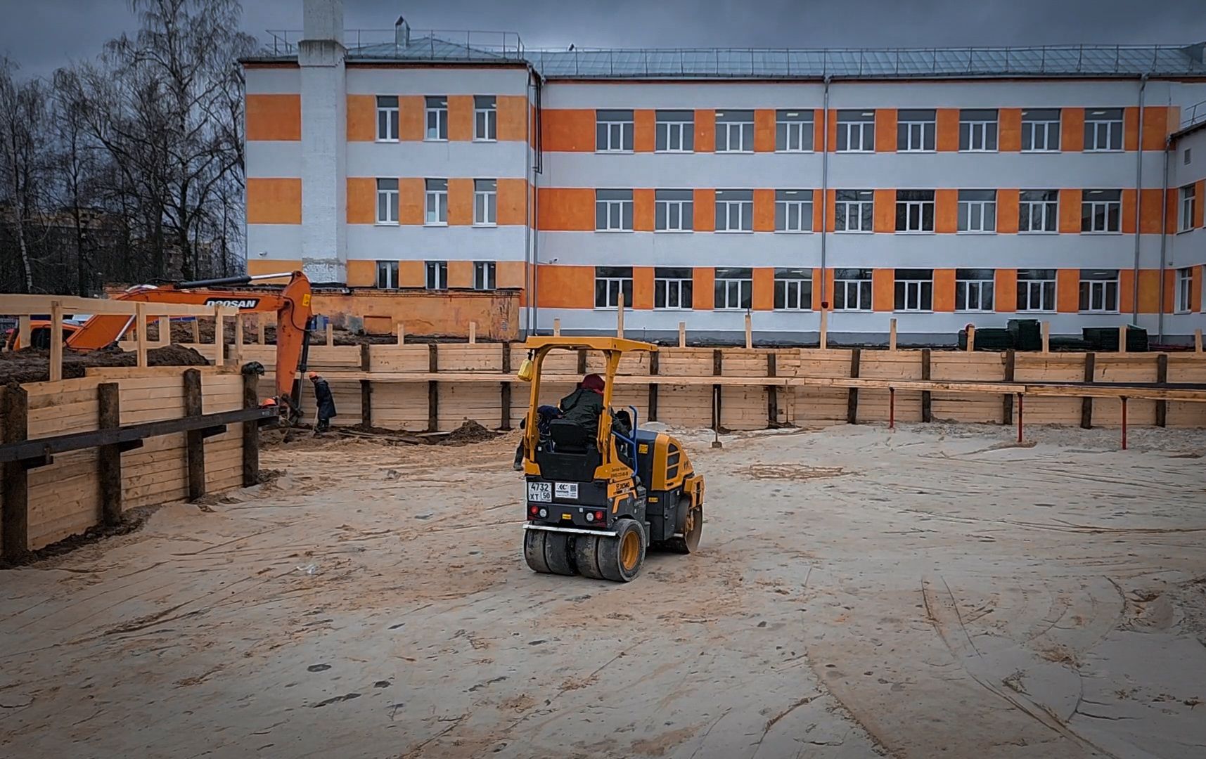 Бронницы, Строительство, Пристройка к лицею,