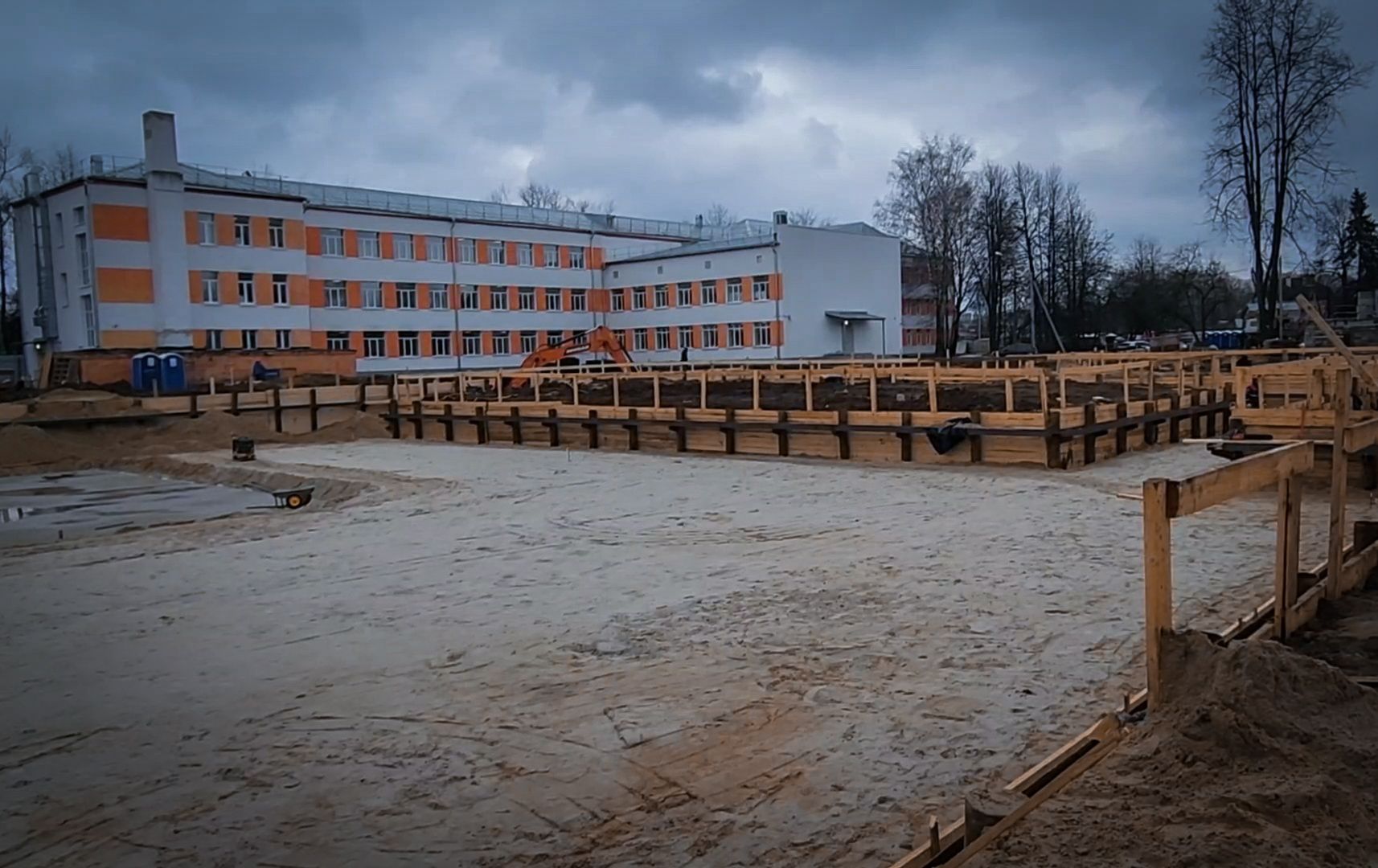 Бронницы, Строительство, Пристройка к лицею,