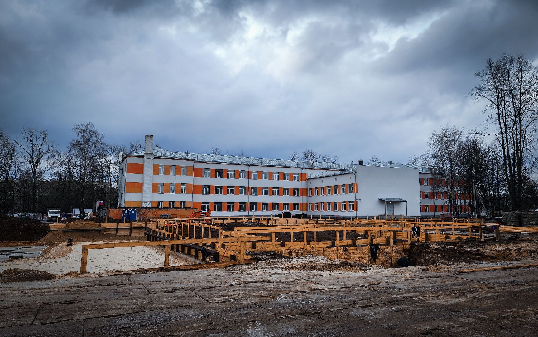 Бронницы, Строительство, Пристройка к лицею,