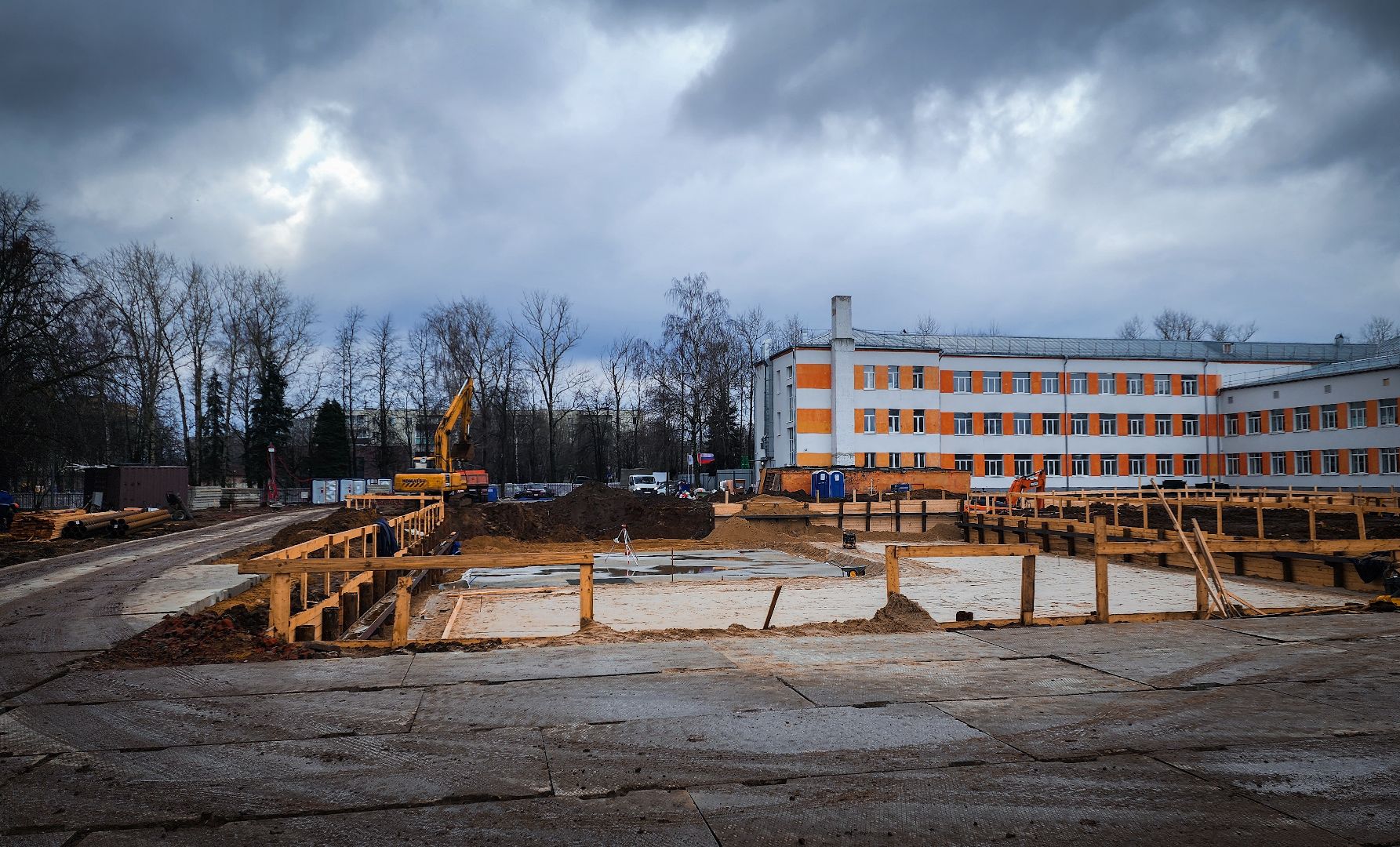 Бронницы, Строительство, Пристройка к лицею,