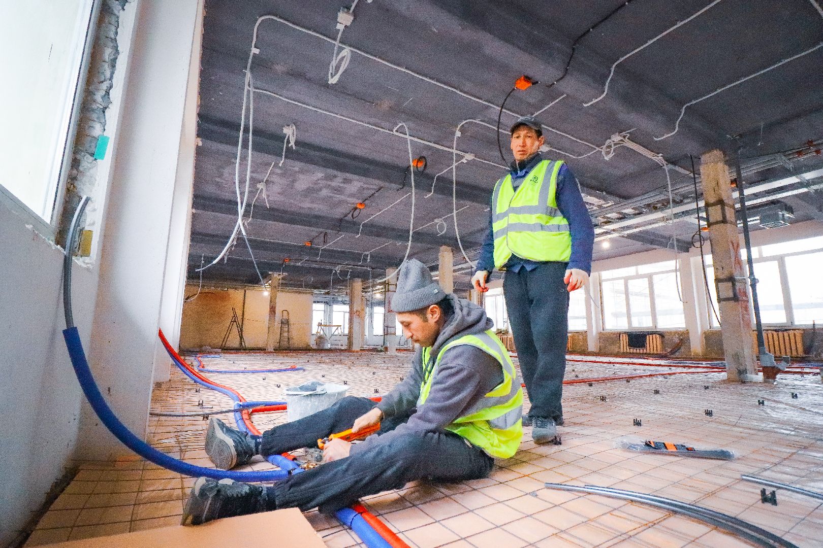 Клин, строительство, ремонт школы, образование,