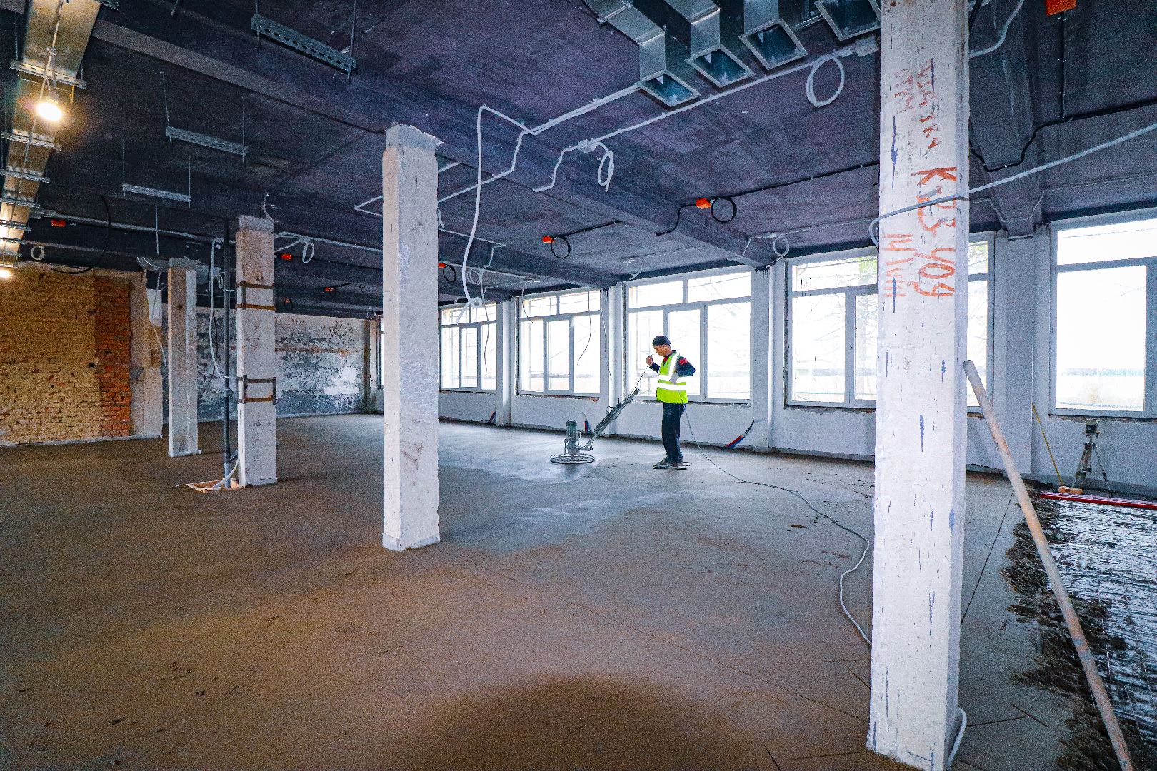 Клин, строительство, ремонт школы, образование,