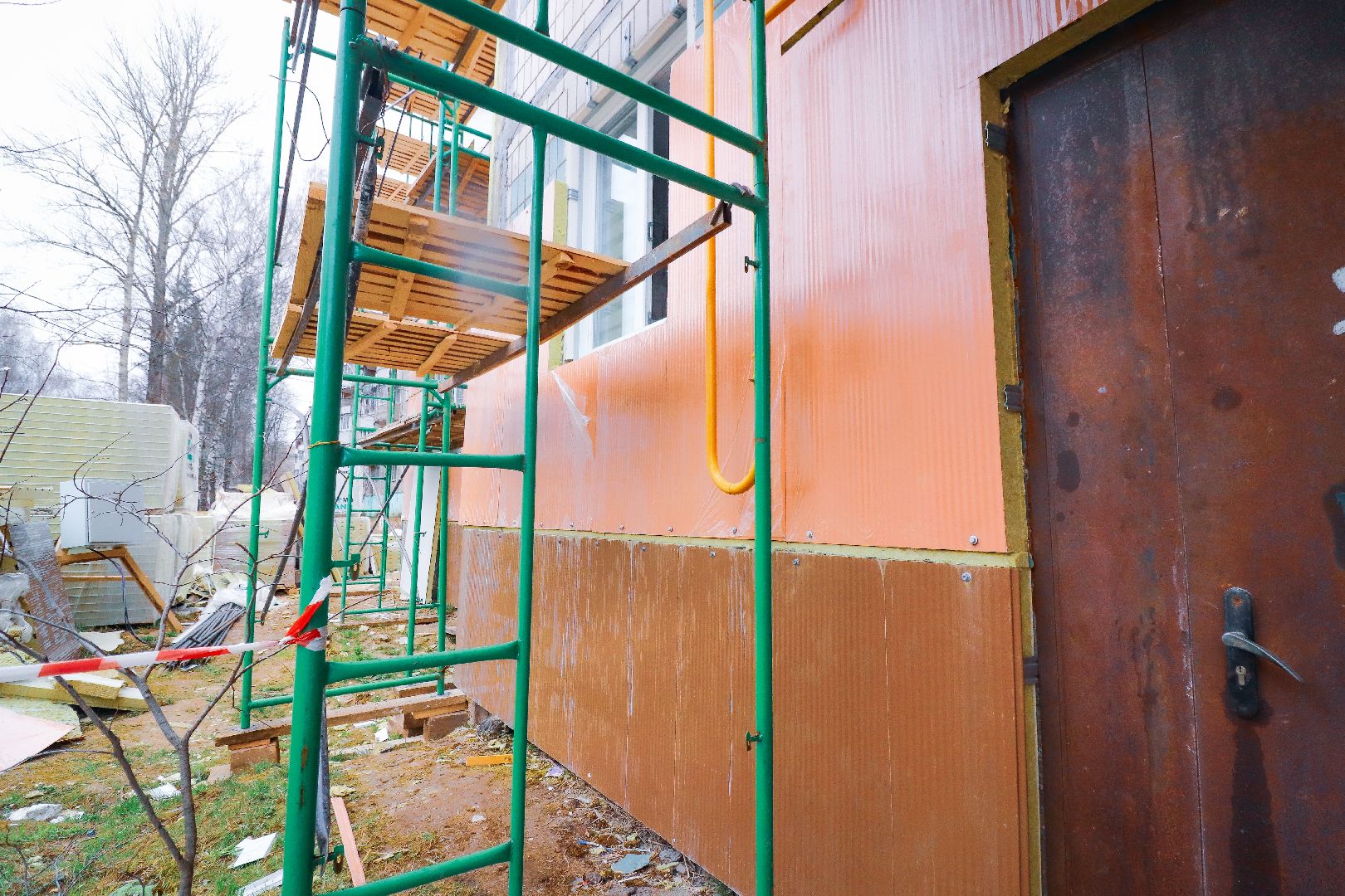 Клин, ремонт дома, ЖКХ, утепление фасада мкд,