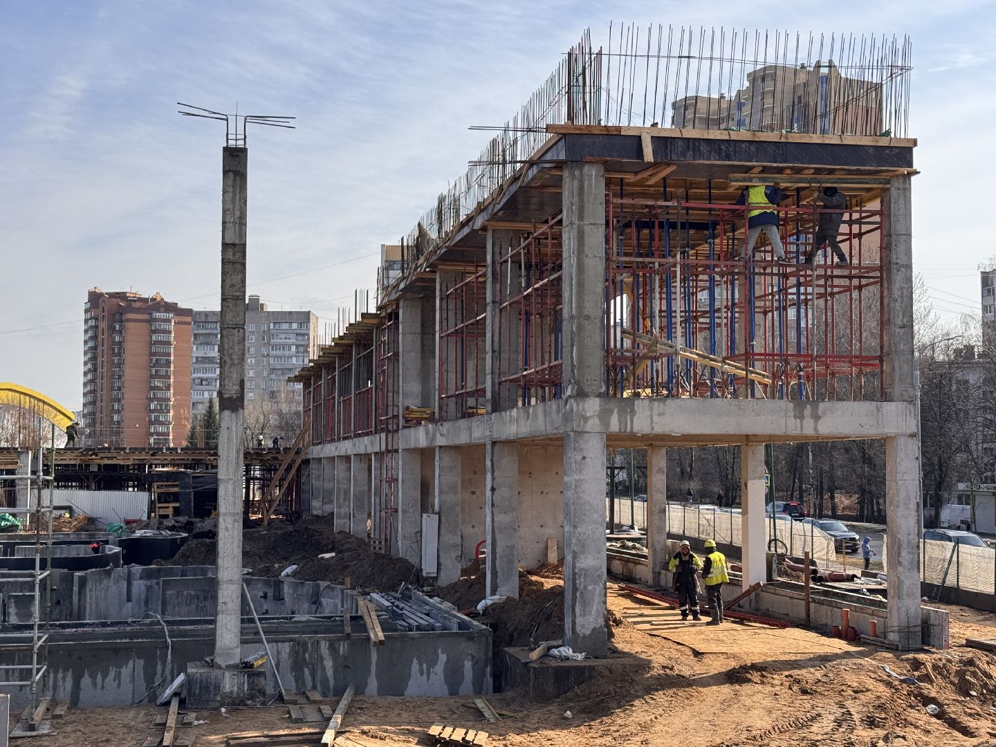 Акватеримальный комплекс в Одинцово, Строительство,