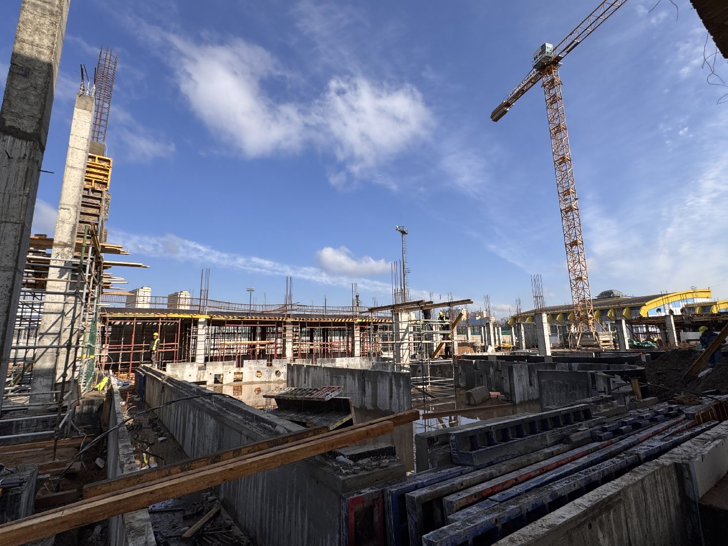 Акватеримальный комплекс в Одинцово, Строительство,