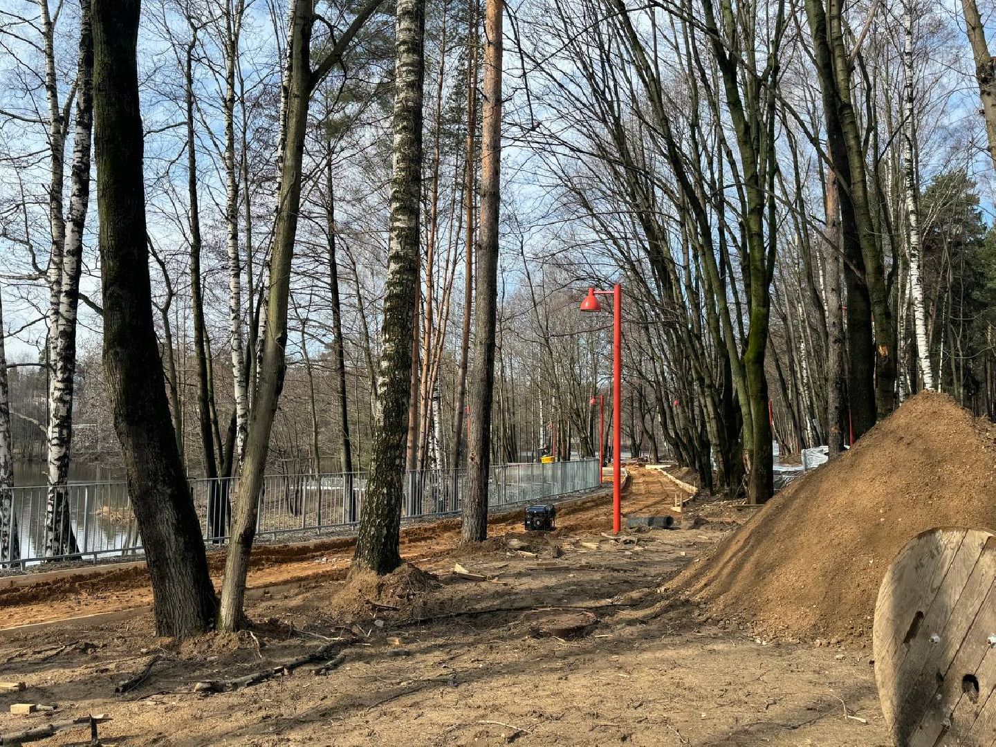 кучинский лесопарк, благоуствойство, кафе,