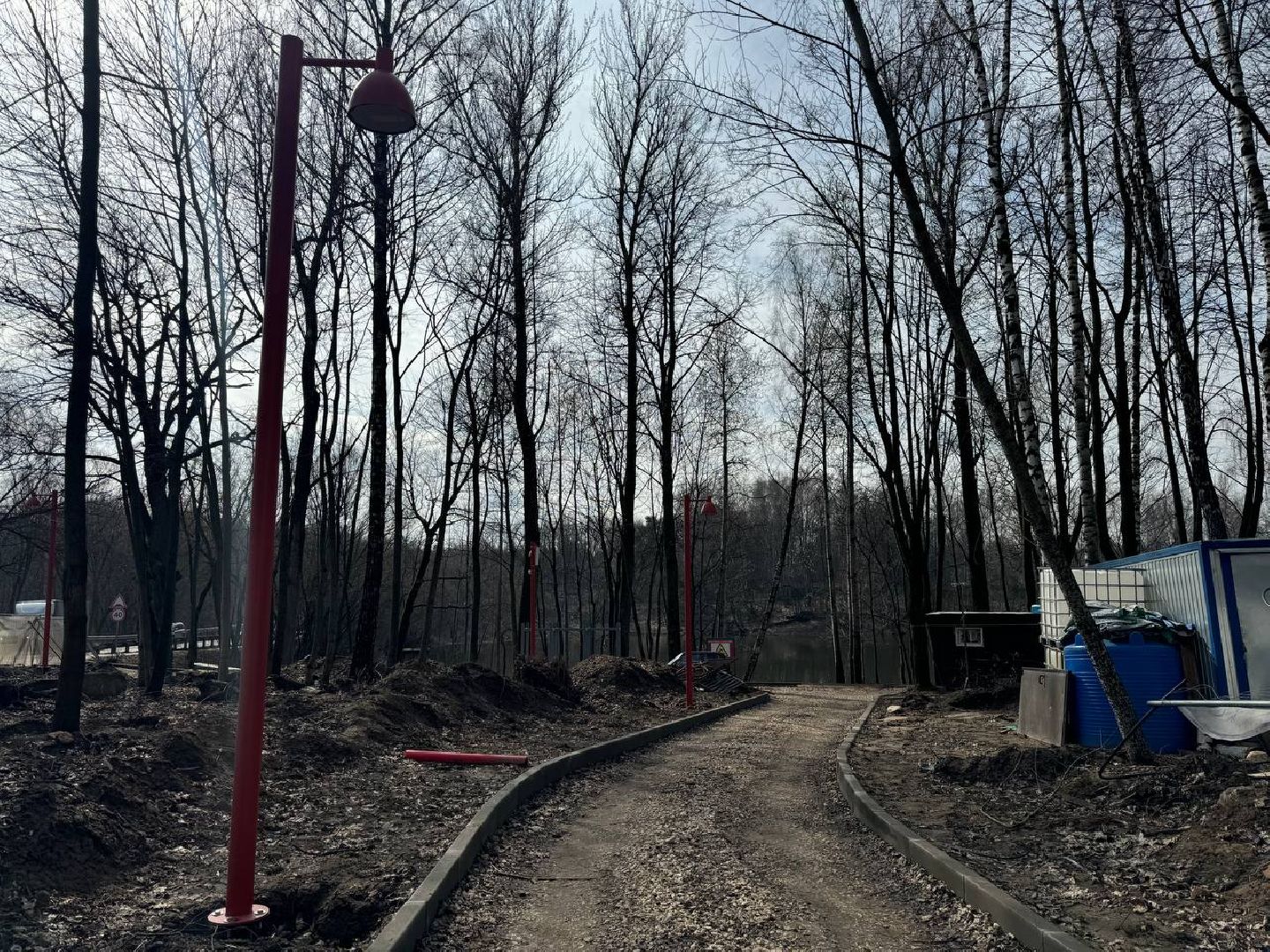 кучинский лесопарк, благоуствойство, кафе,