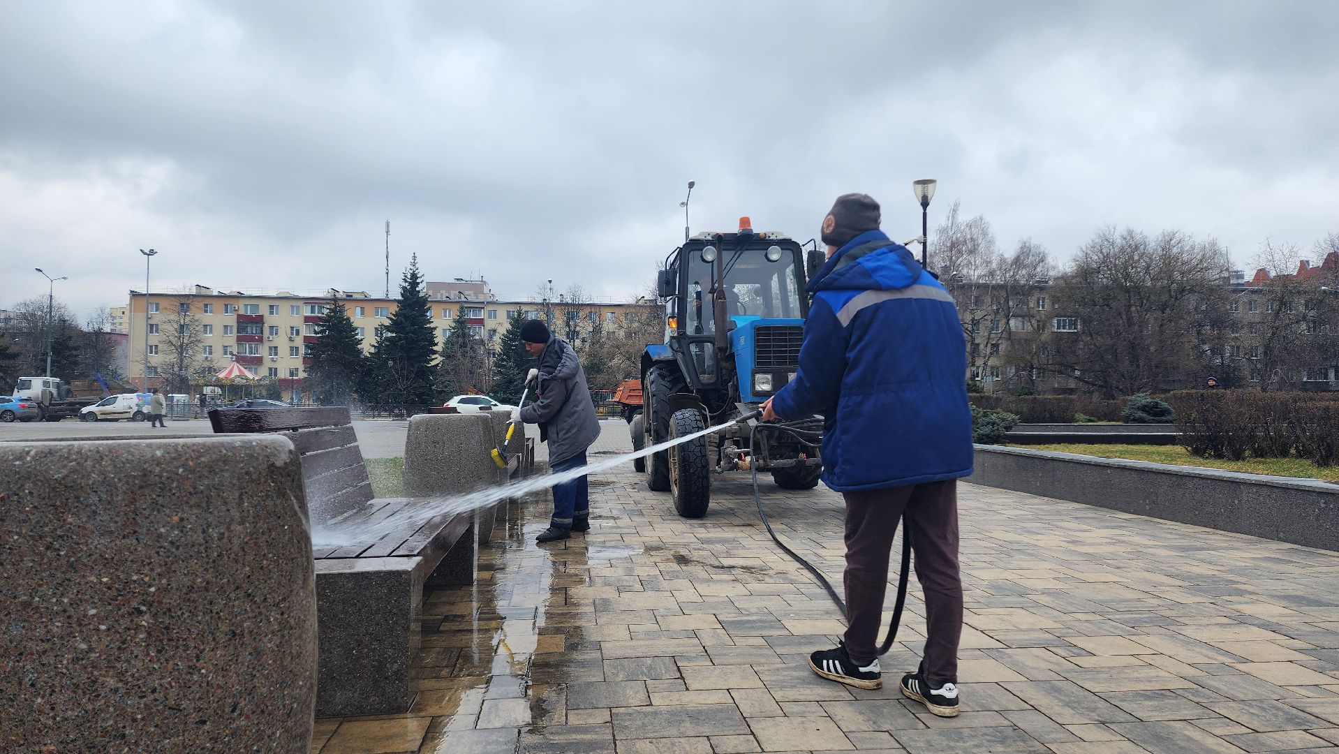 жкх, благоустройство, домодедово, уборка, весенняя уборка, субботник, месячник благосутройства, месячник чистоты, подмосковье, комбинат благоустройства,