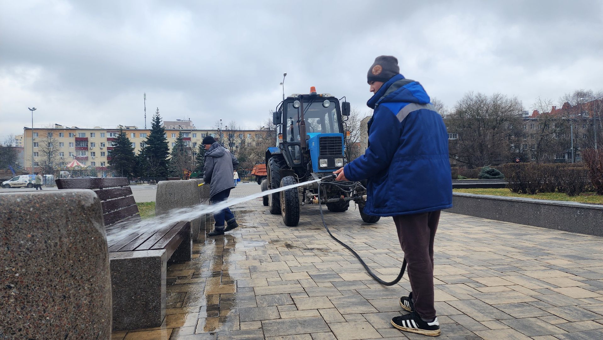 жкх, благоустройство, домодедово, уборка, весенняя уборка, субботник, месячник благосутройства, месячник чистоты, подмосковье, комбинат благоустройства,