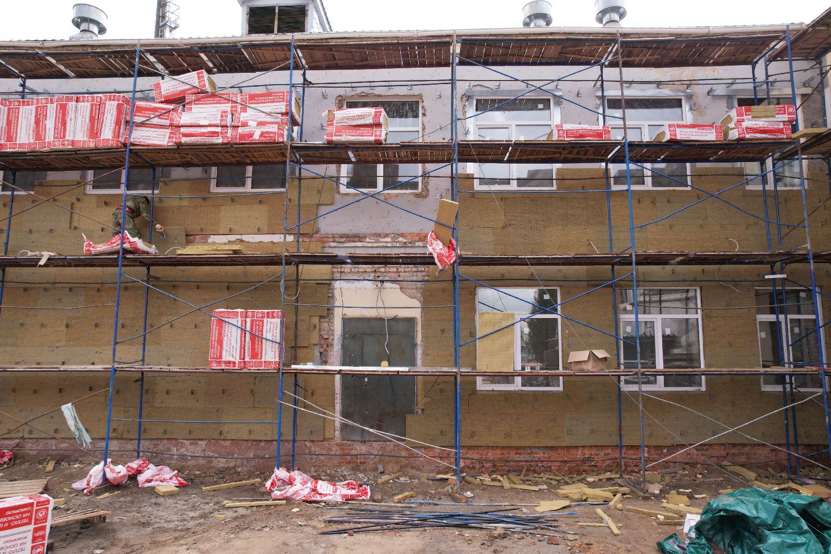 видео с коптера,капремонт центра образования 23 в богородском городском округе,