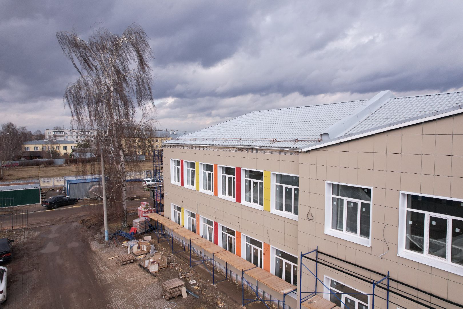 видео с коптера,капремонт центра образования 23 в богородском городском округе,