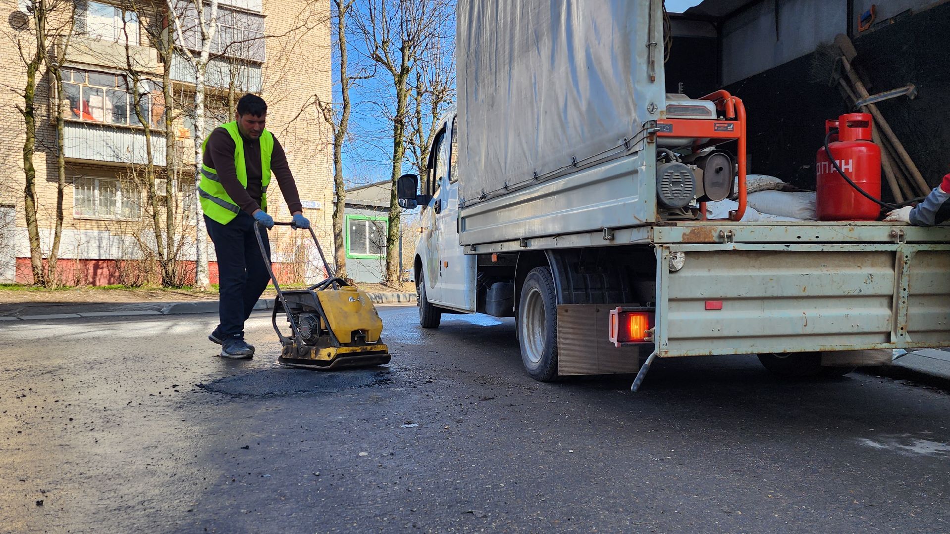 истра, благоустройство, ремонт дороги,