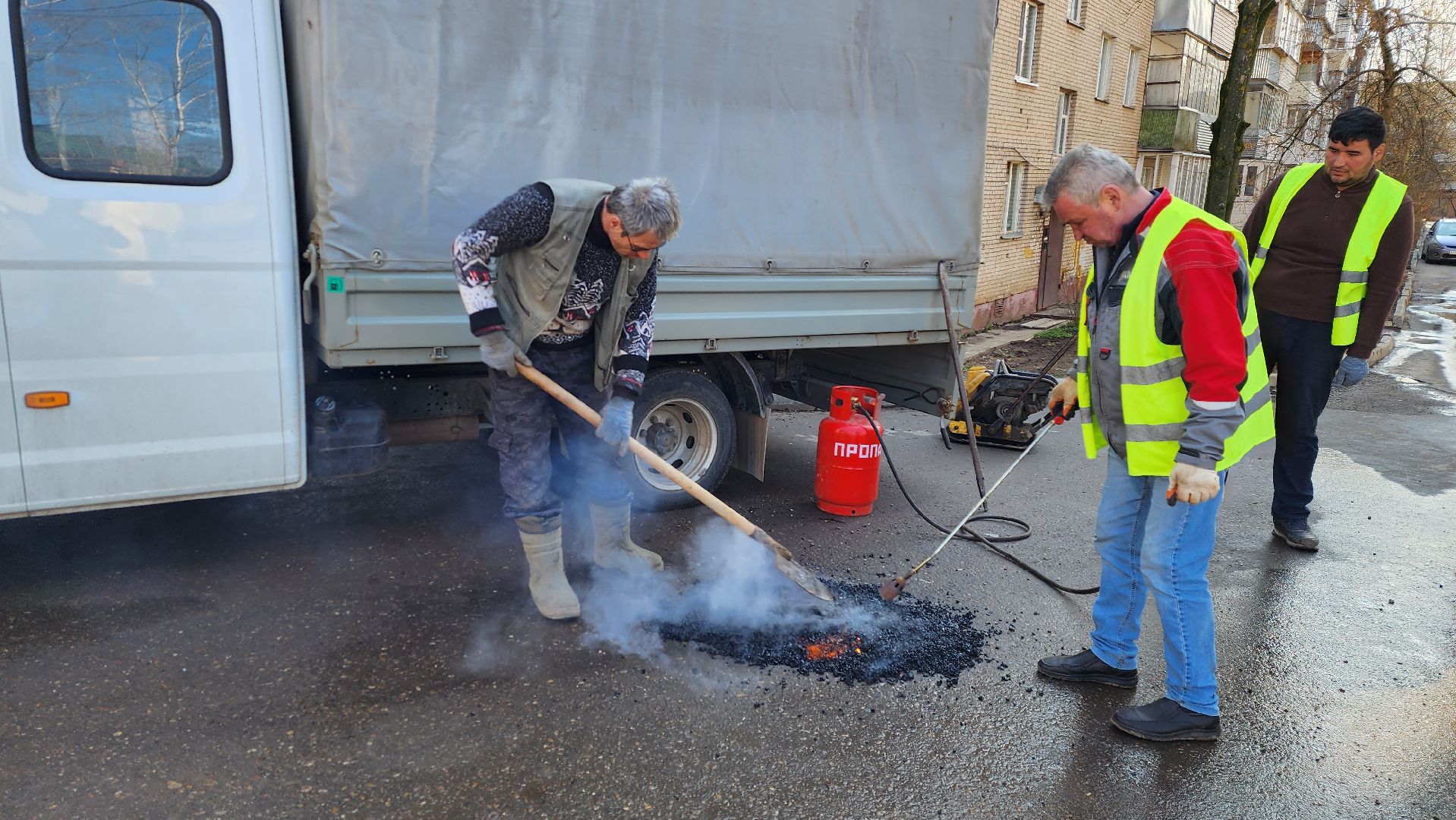истра, благоустройство, ремонт дороги,