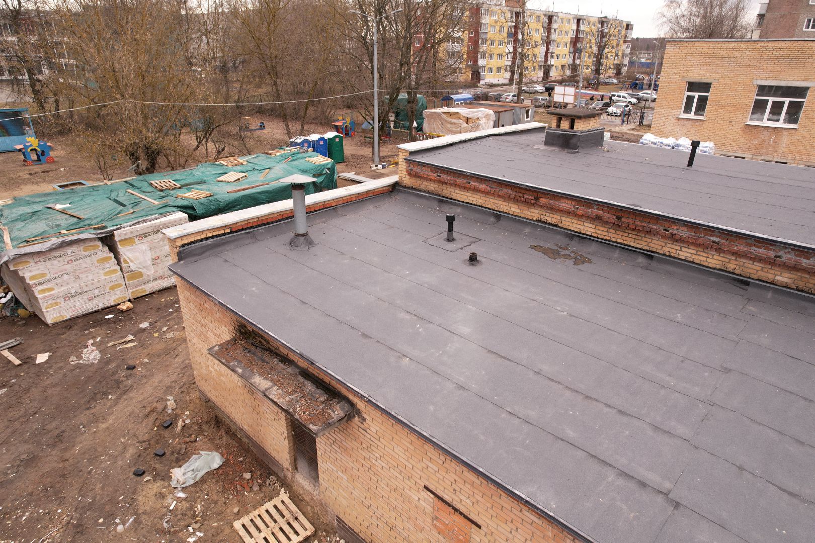 видео с коптера, капремонт детского сада 35 в богородском округе,